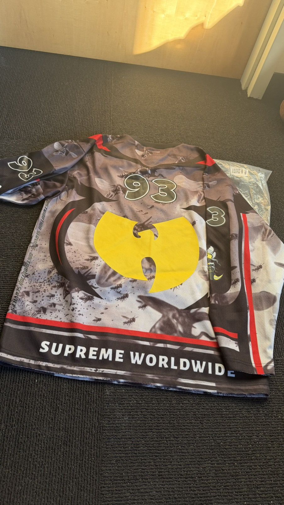 Supreme Supreme Wu-tang clan Hockey jersey (BLACK) (S) Size US S / EU 44-46 / 1 - 3 Thumbnail