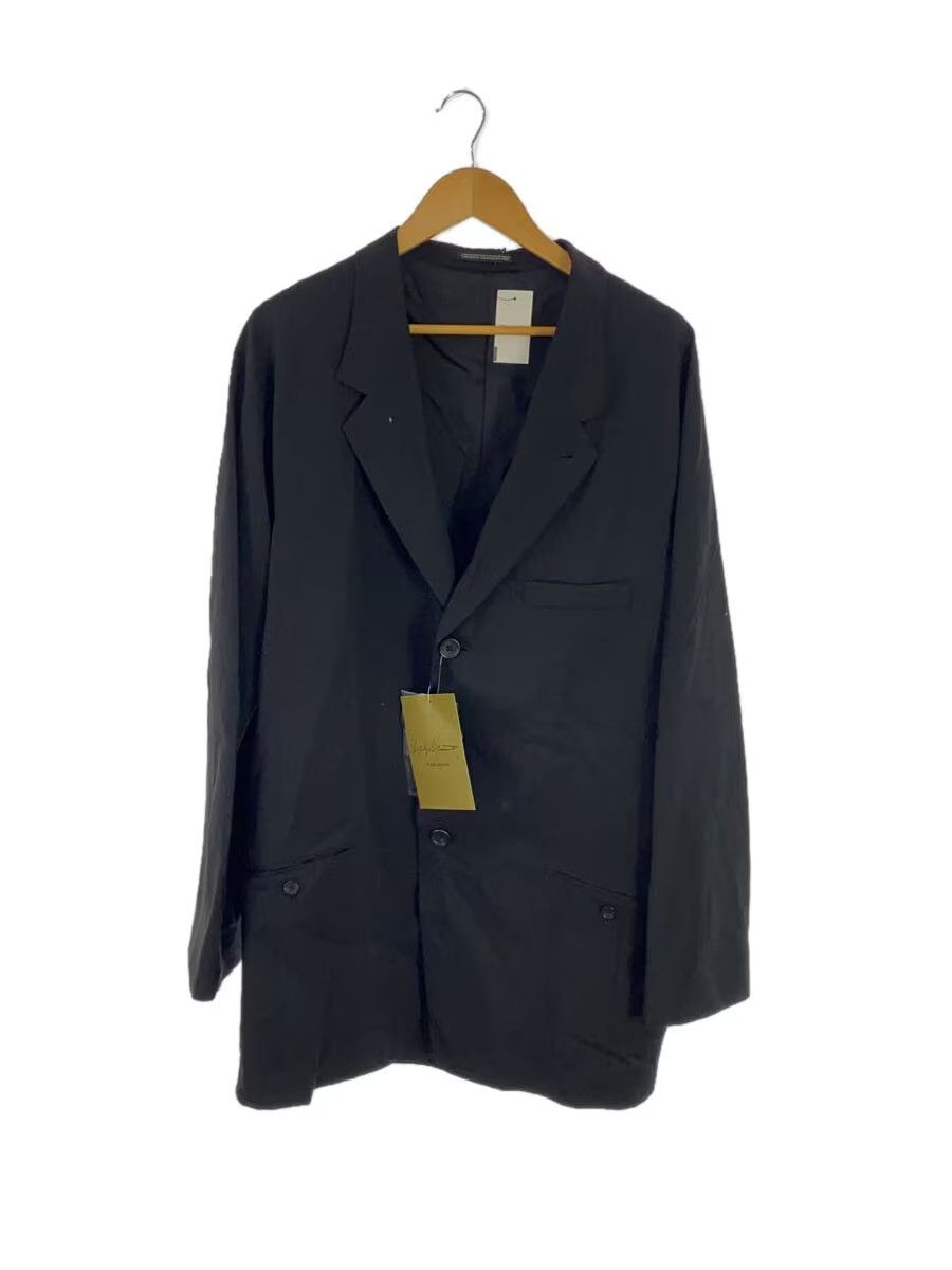 Yohji Yamamoto yohji yamamoto POUR HOMME FREE/black/Tailored jacket Size US XXL / EU 58 / 5 - 1 Thumbnail