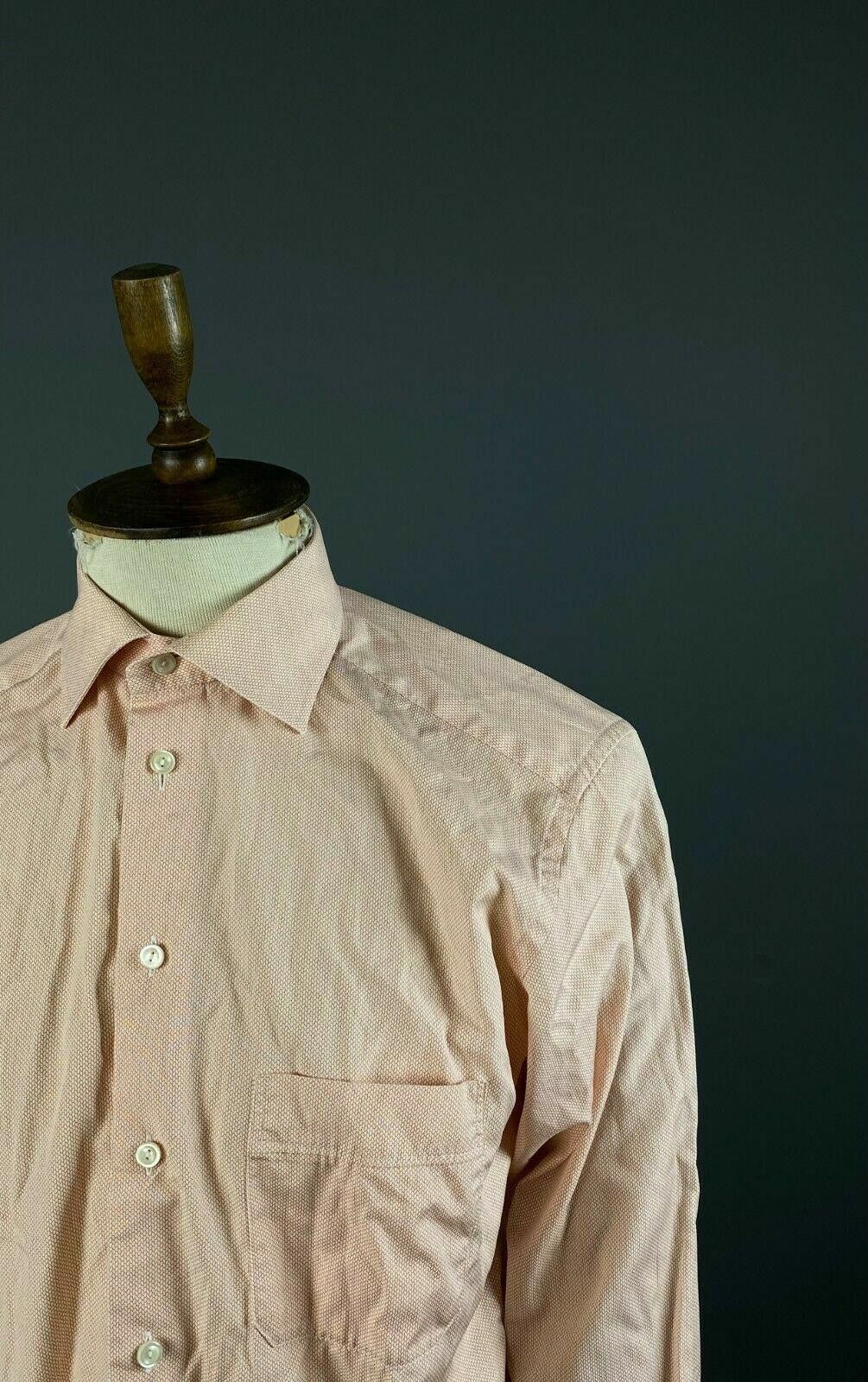 Eton Eton Contemporary Pink Button Up Dress Shirt Size 41/16 Size US M / EU 48-50 / 2 - 4 Thumbnail
