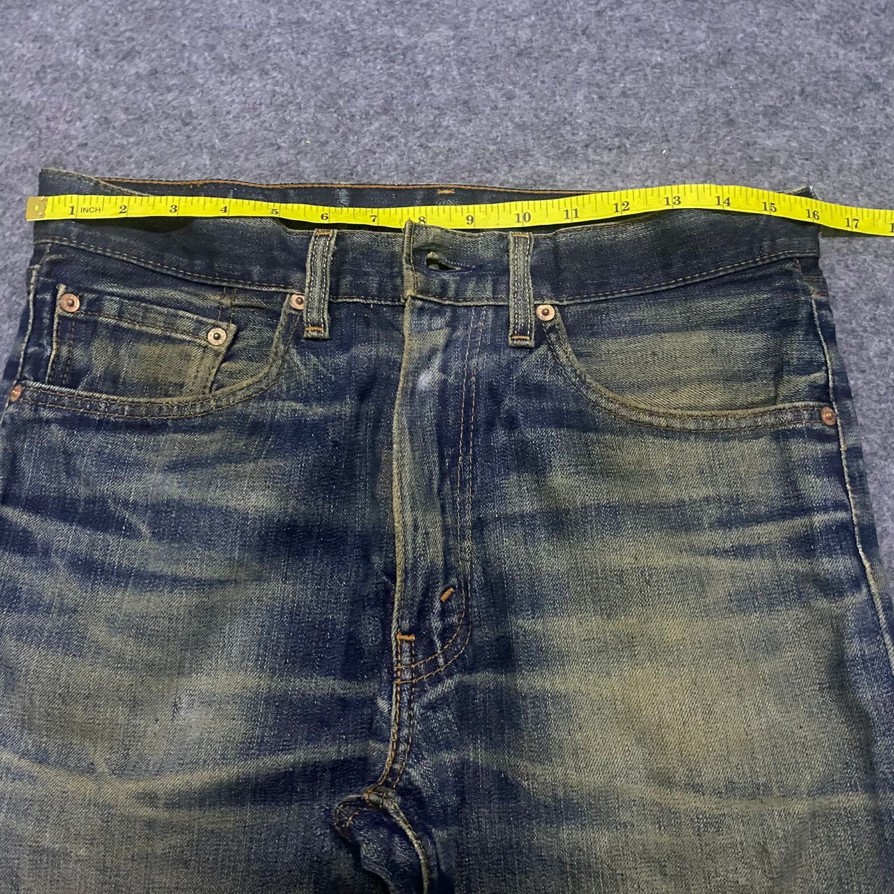 Levi's 💥Best Offer💥Vintage 90s Levis Distressed Kurt Cobain Style Size US 32 / EU 48 - 3 Thumbnail