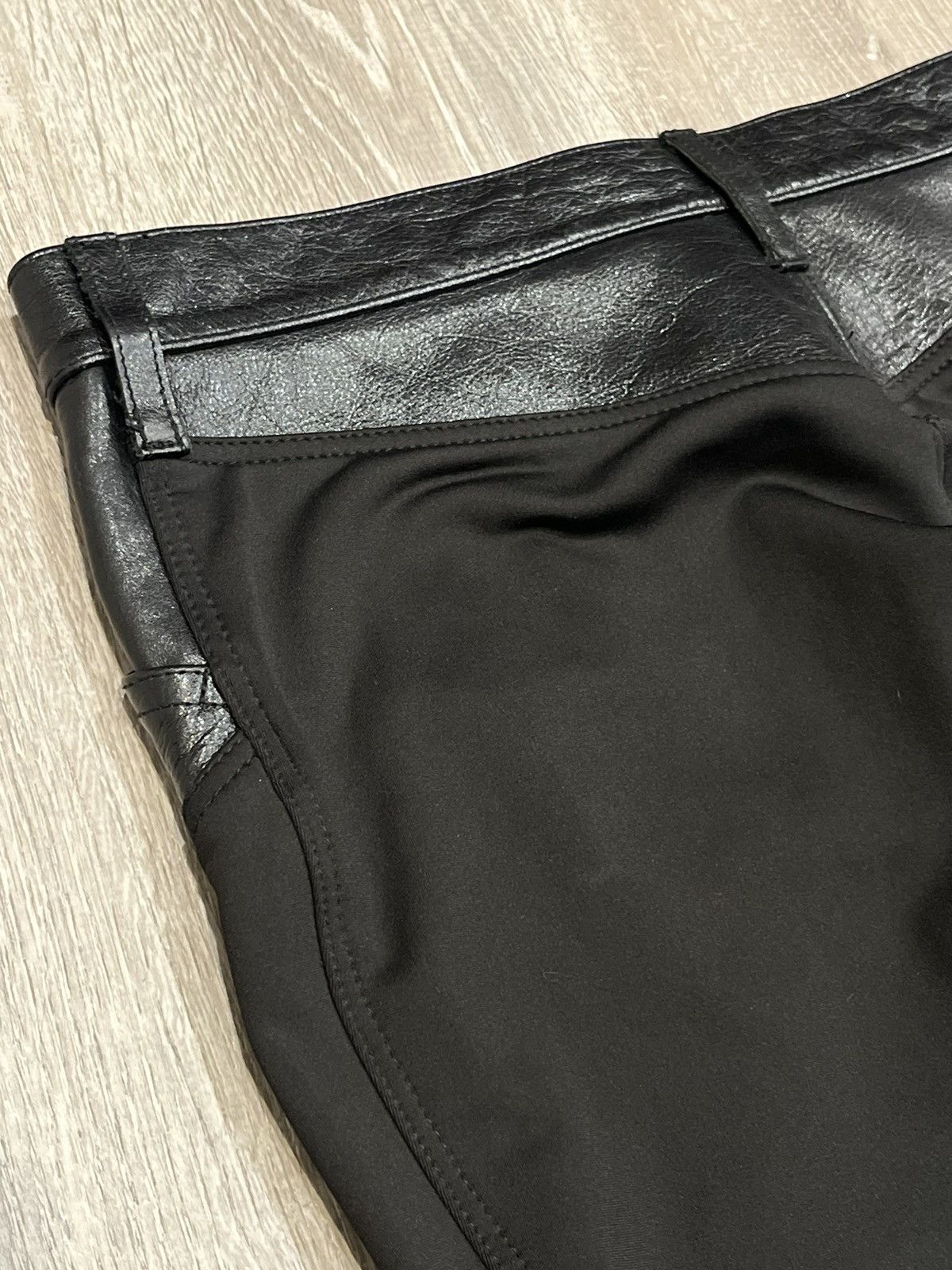 Junya Watanabe Junya Watanabe CDG AW2011 Leather Moto Pants L JH-P003 AS-IS Size 32" / US 10 / IT 46 - 7 Thumbnail