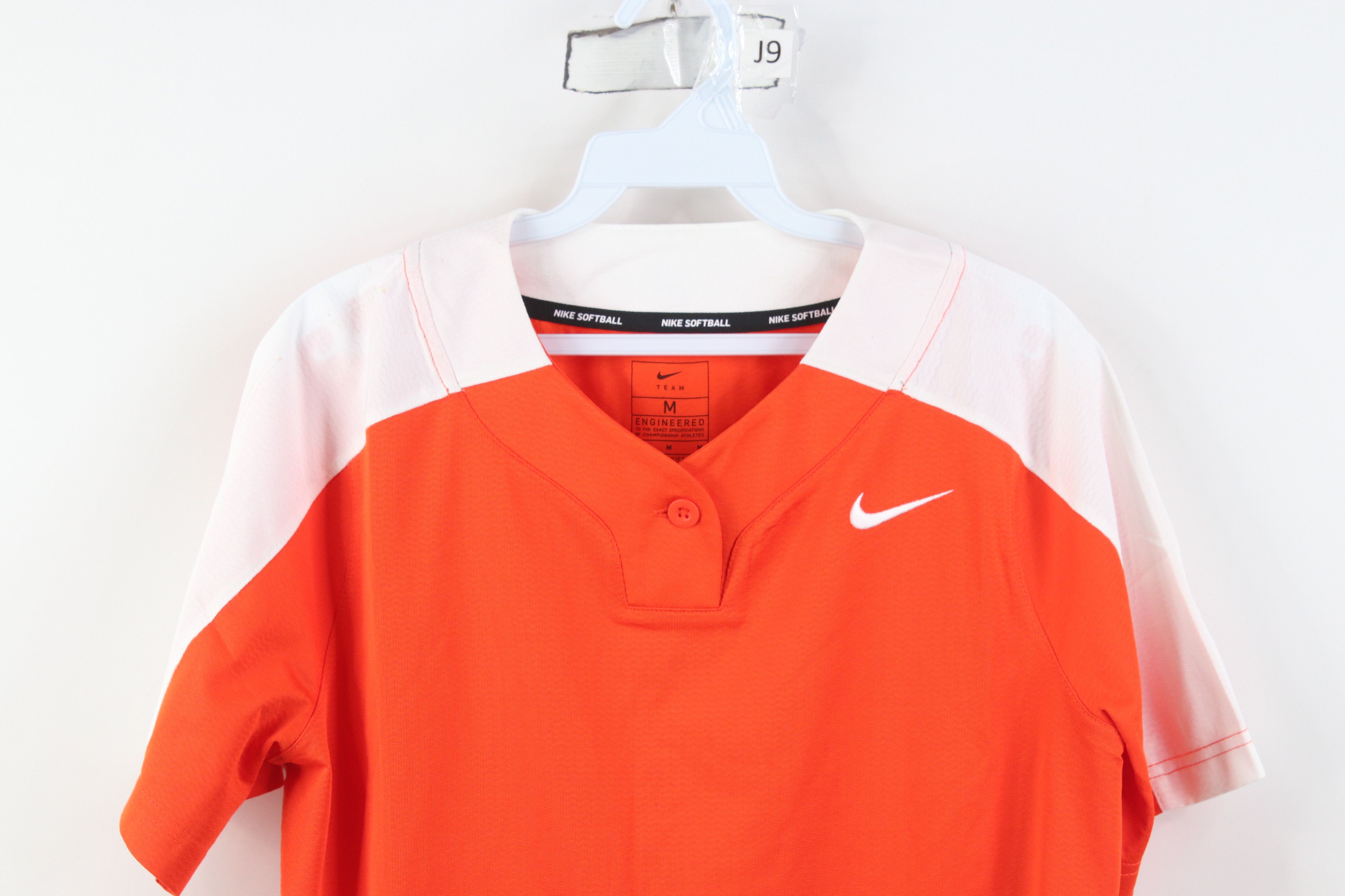 Nike New Nike Softball Color Block Knit Henley T-Shirt Size M / US 6-8 / IT 42-44 - 2 Thumbnail