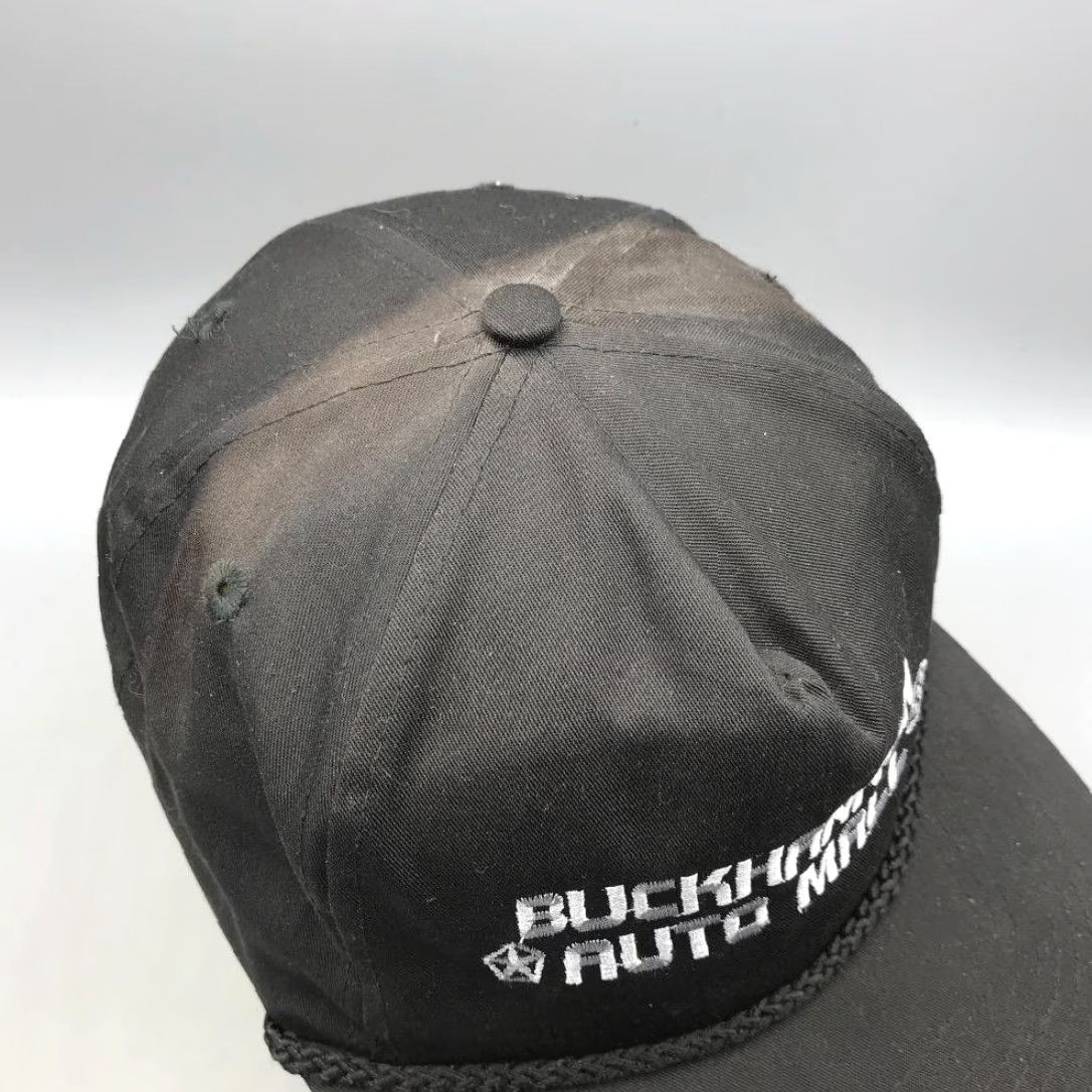 Vintage VINTAGE Buckhannon Auto Mall West Virginia Adjustable Snapback Trucker Hat Cap Unbranded Unisex Adults Black One Size 1980s Mens WomenS Boys Girls Size ONE SIZE - 2 Thumbnail