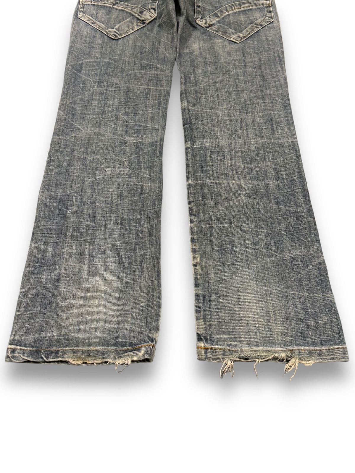Diesel Vintage Hod-Way Industry Cracked Wash Loose Distressed Jeans Size US 30 / EU 46 - 15 Thumbnail