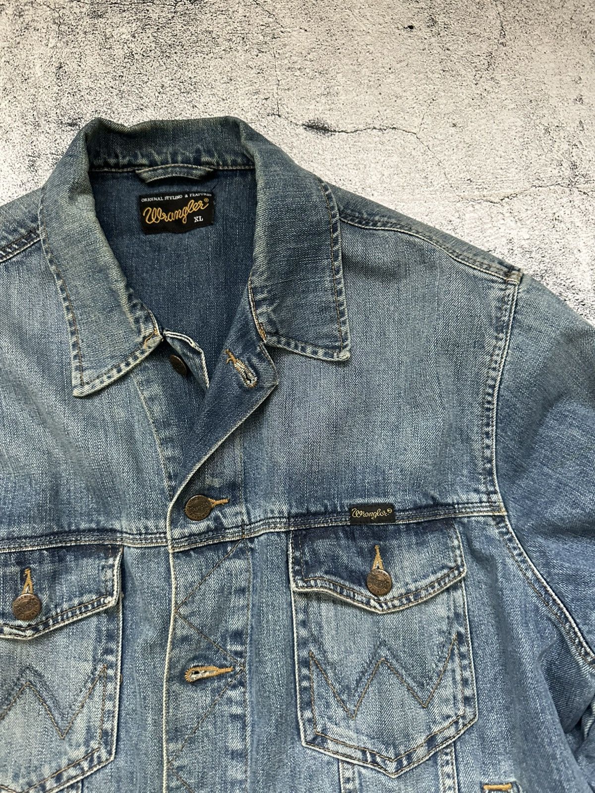 Wrangler Vintage Wrangler Denim Jacket Blue Xl Size Size US XL / EU 56 / 4 - 7 Thumbnail