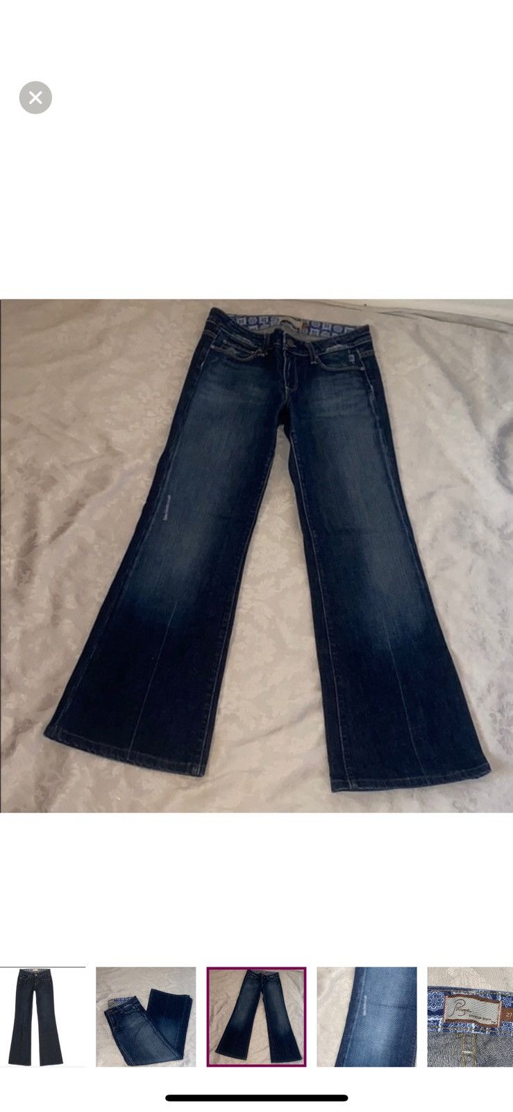 Paige Paige Robertson flare jeans size 4 Size 27" / US 4 / IT 40 - 3 Thumbnail