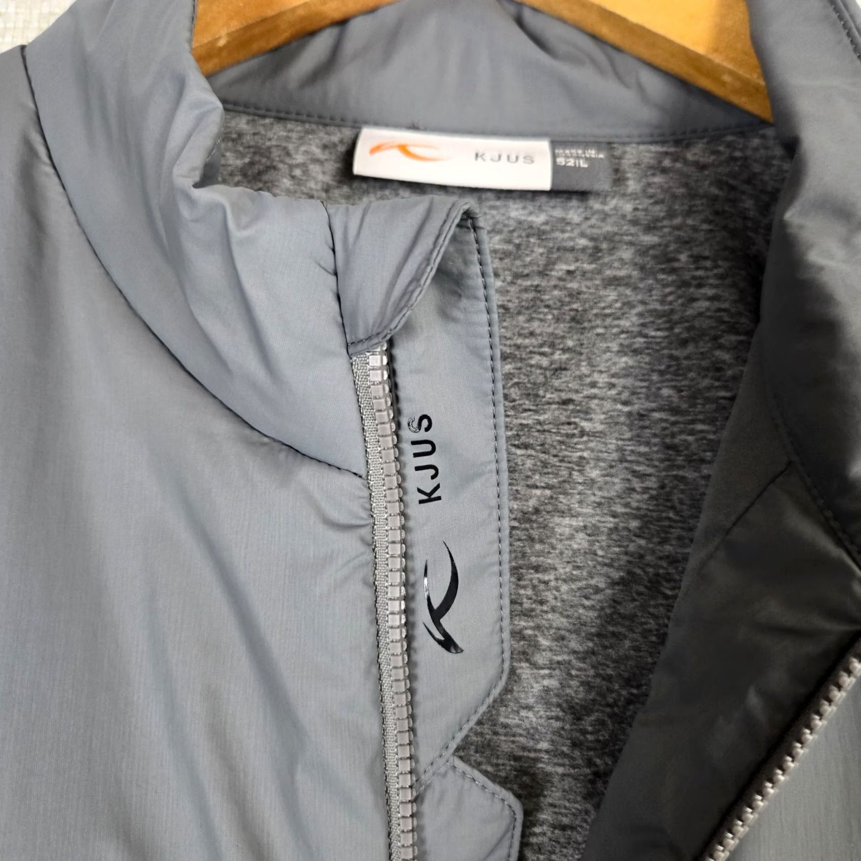 KJUS KJUS Men's Full Zip Insulated Windproof Hybrid Jacket Golf Casual Gray Large Size US L / EU 52-54 / 3 - 7 Thumbnail