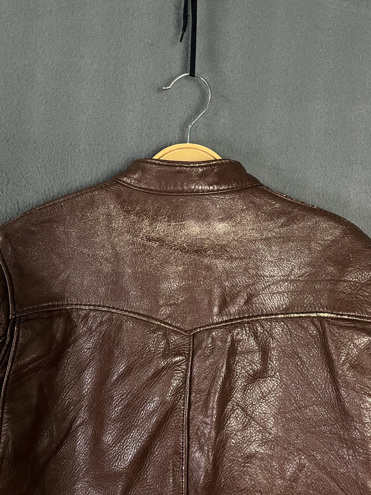 Bates Hats × Vintage Vintage 70s Bates USA Talon / SERVAL Zipper Biker Jacket Size US XS / EU 42 / 0 - 6 Thumbnail