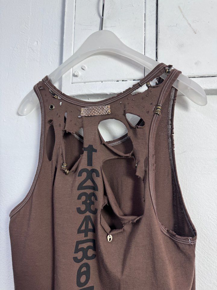 If Six Was Nine If Six Was Nine “Mud Max” Damaged Tank Top Size US L / EU 52-54 / 3 - 5 Thumbnail