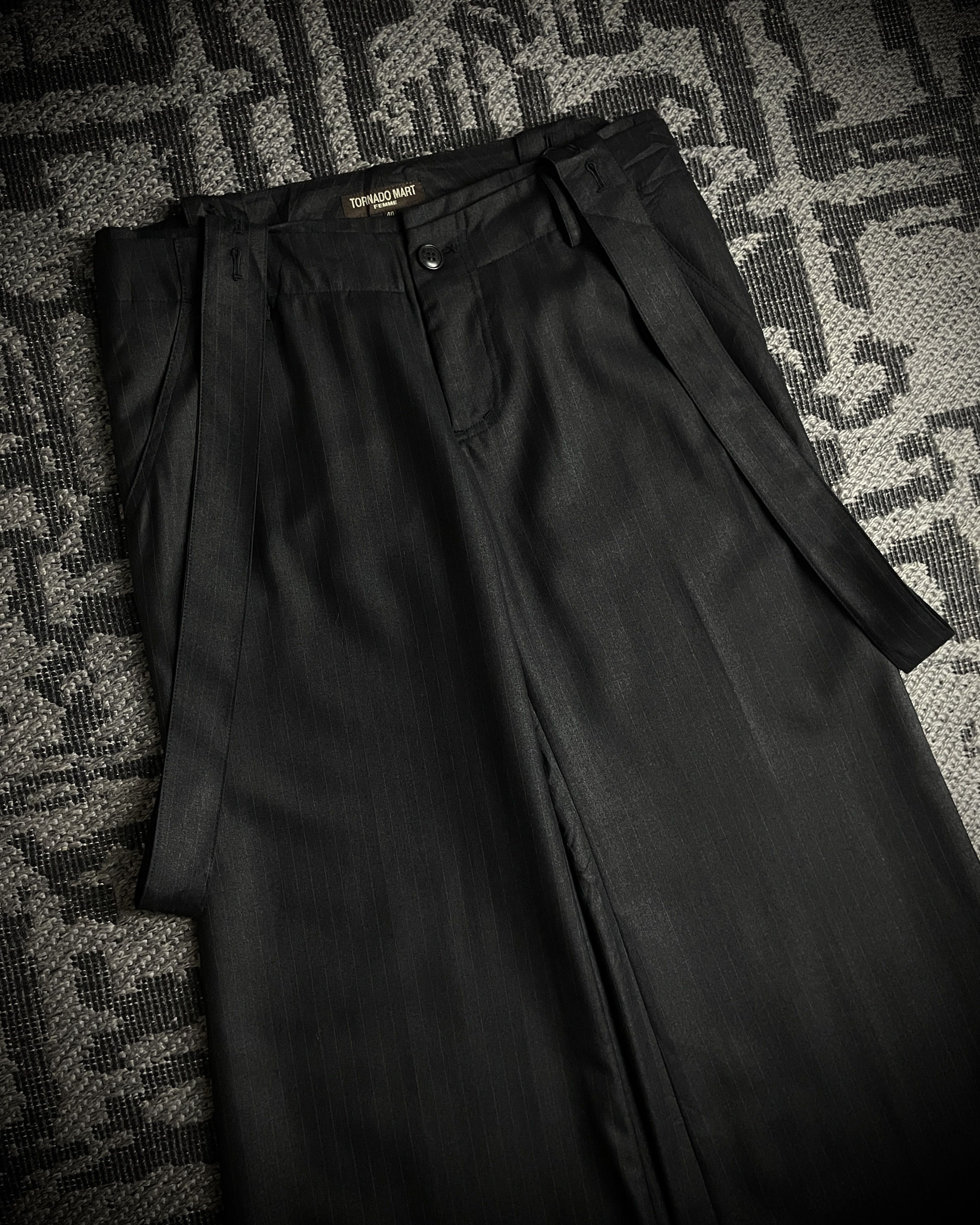 Tornado Mart Tornado Mart Femme Wide-Leg Strap Pants Size US 31 - 2 Thumbnail