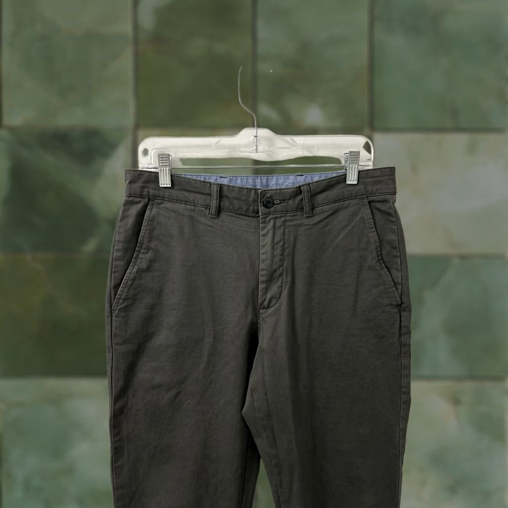 Vintage LL Bean Lakewashed Stretch Khakis Pants Mens 32x28 Gray Standard Fit 503736 - Size US 32 / EU 48 - 1 Thumbnail