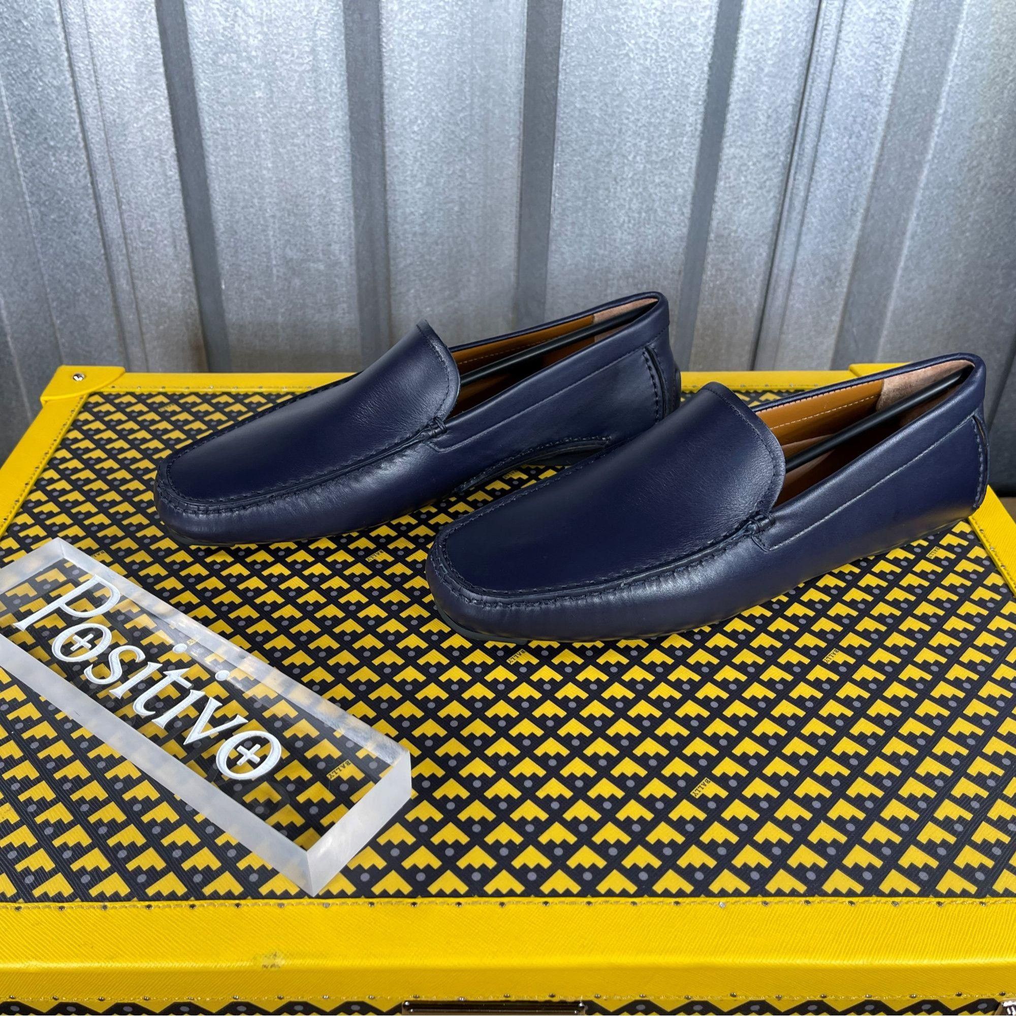 Bally Bally Walton Atlantic Blue Leather Drivers US 6 Size US 6 / EU 39 - 2 Thumbnail