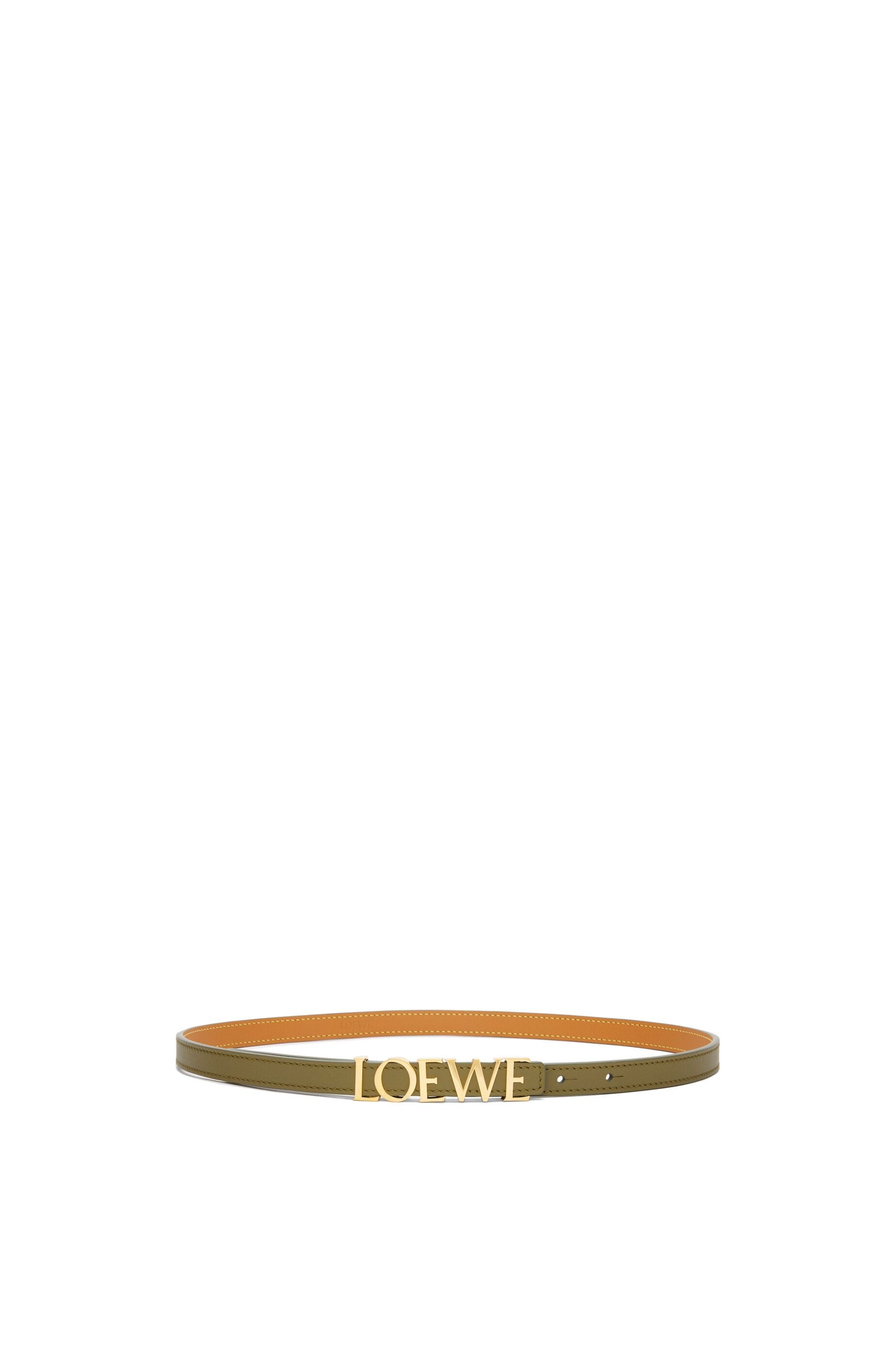 Loewe o1in1g0426 Size: 1.5 CM / Belt in Olive/Gold Size ONE SIZE - 1 Thumbnail