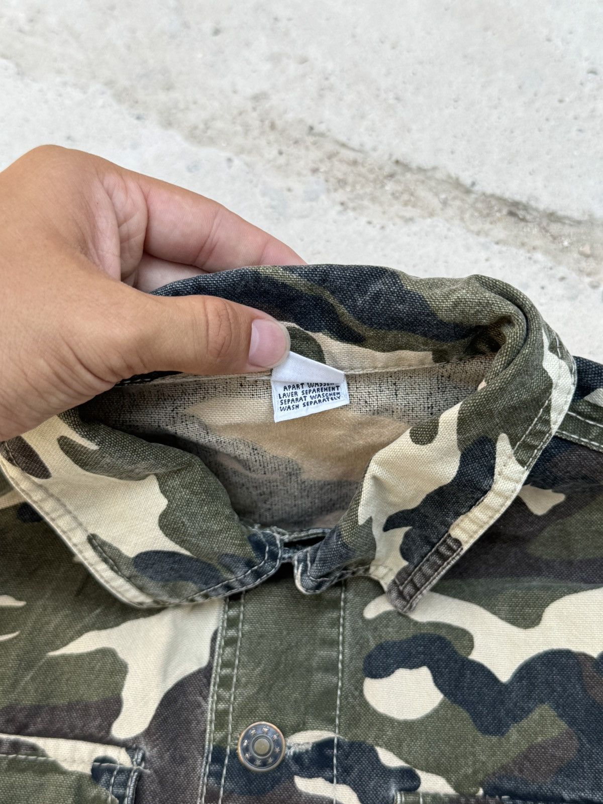 Japanese Brand VINTAGE BOXY MILITARY CAMO JACKET Size US S / EU 44-46 / 1 - 9 Thumbnail