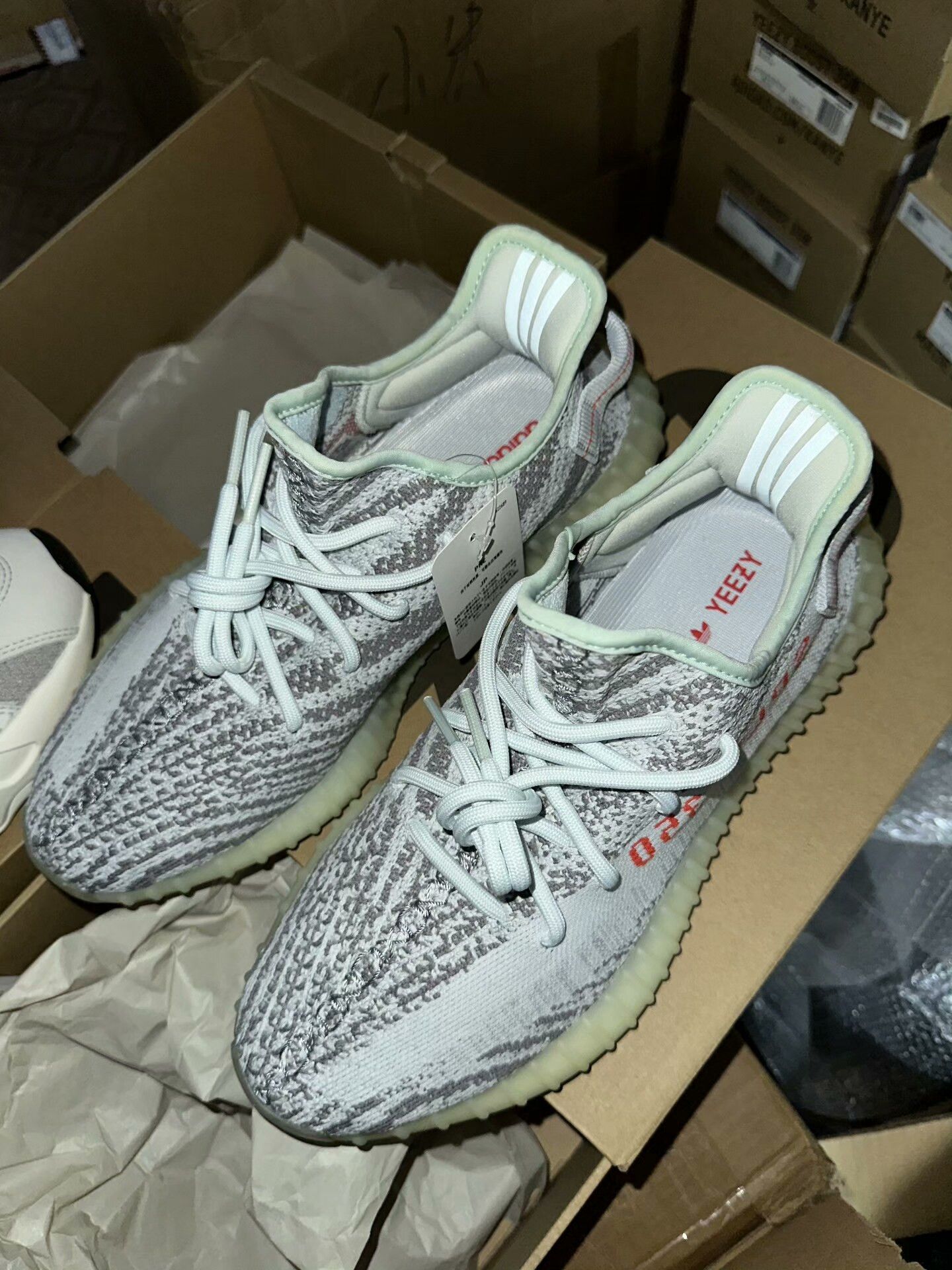 Yeezy Yeezy Blue Lowtop Sneakers 42 Men Size US 9 / EU 42 - 1 Thumbnail