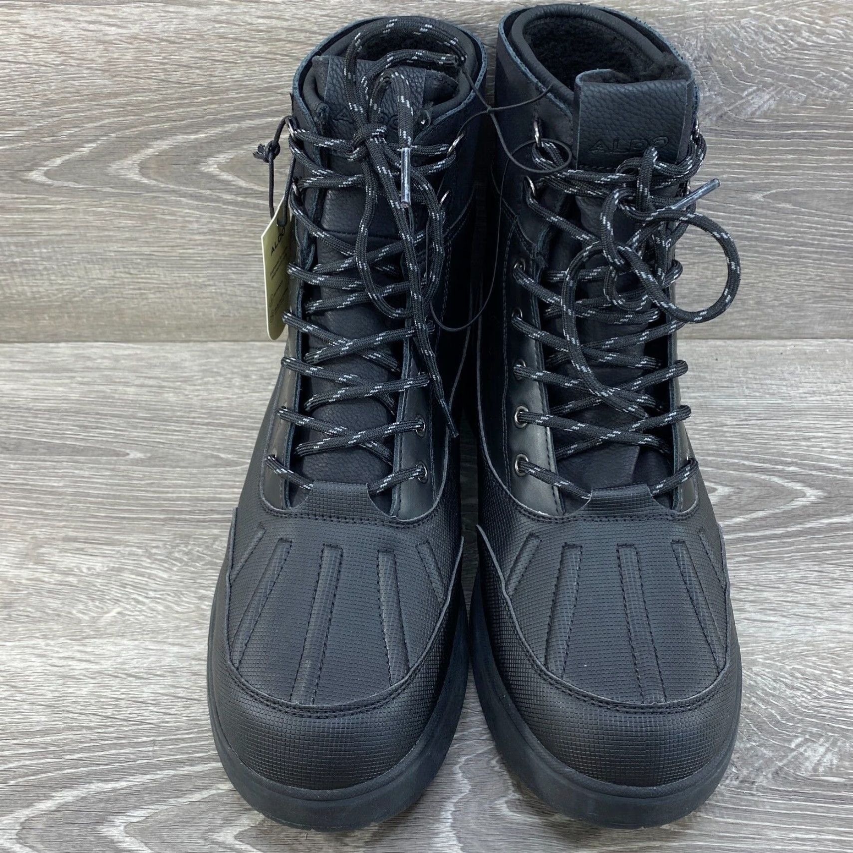 Aldo Aldo Mens Snowmass Midland Snow Boot Black Waterproof -20° C Cold-Rating Snow Boot Mens 10 M Black Winter Boots Size US 10 / EU 43 - 4 Thumbnail
