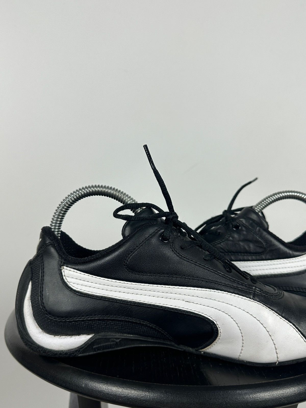 Puma Vintage Puma Speedcat Black/White Leather Y2K Sneakers Size US 5 / IT 35 - 16 Thumbnail