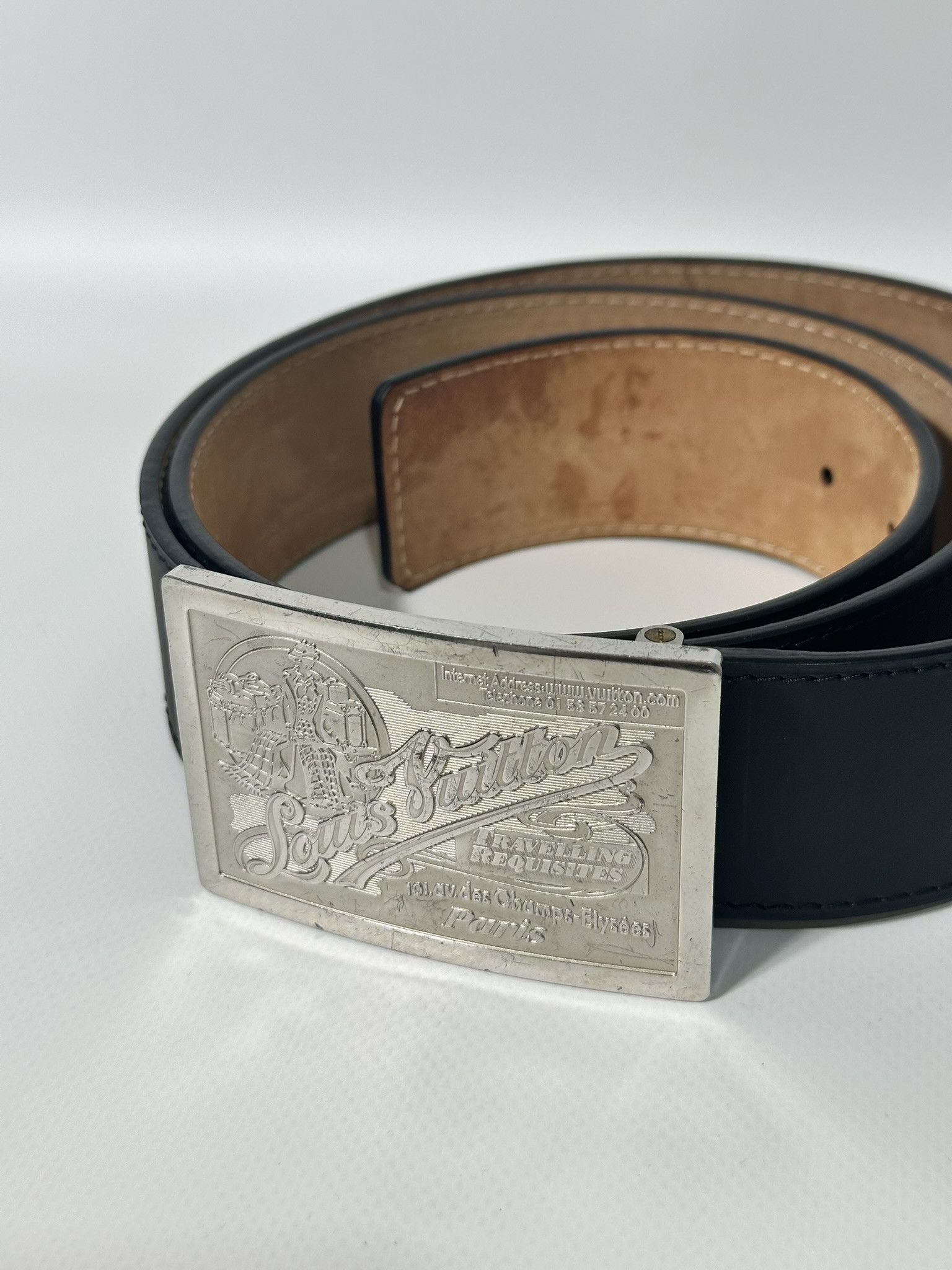 Louis Vuitton Louis Vuitton Belt Travelling Requisites Buckle Black Size 44 - 2 Thumbnail