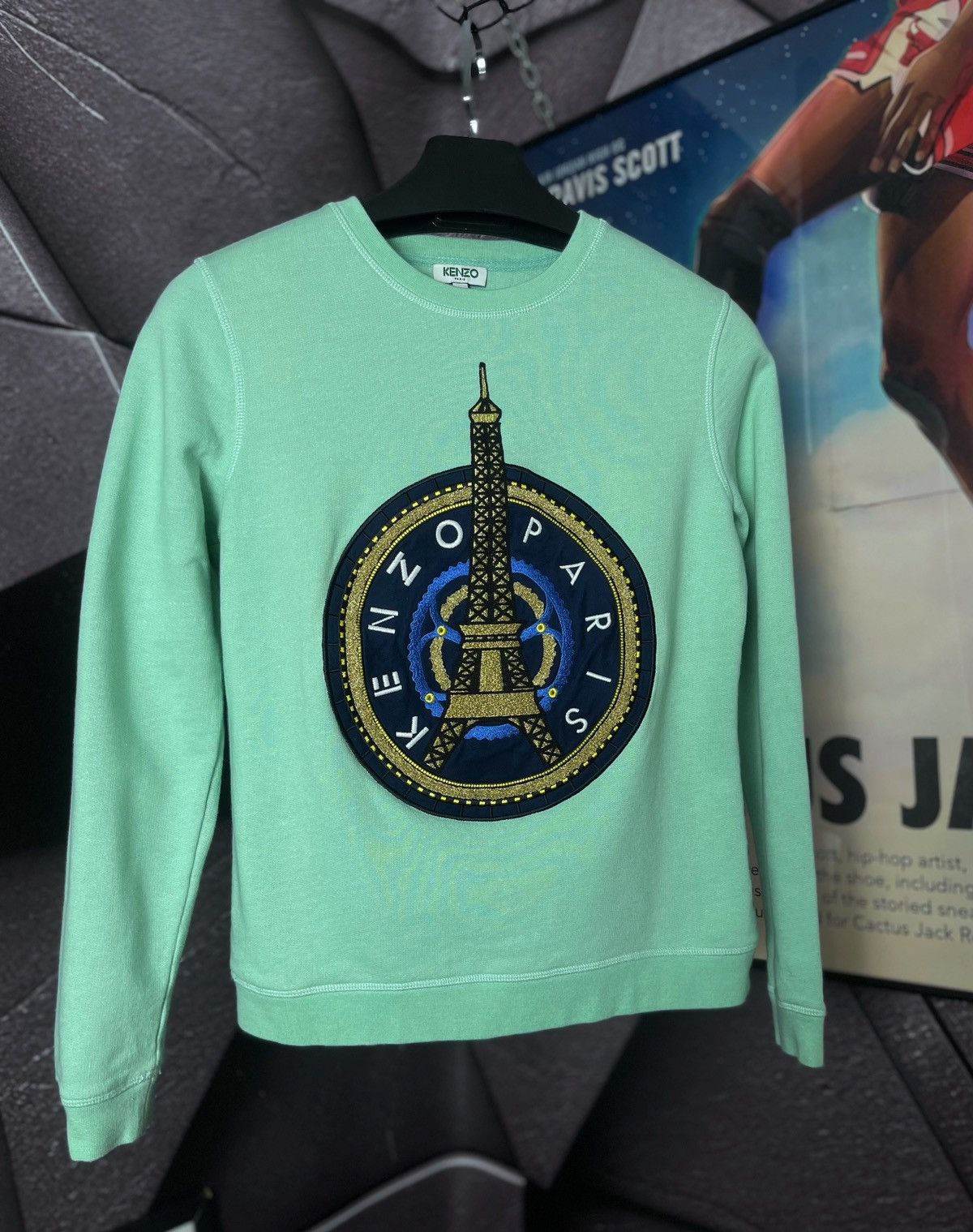 Sweatshirt KENZO (Eiffel Tower), made in Portugal Size M