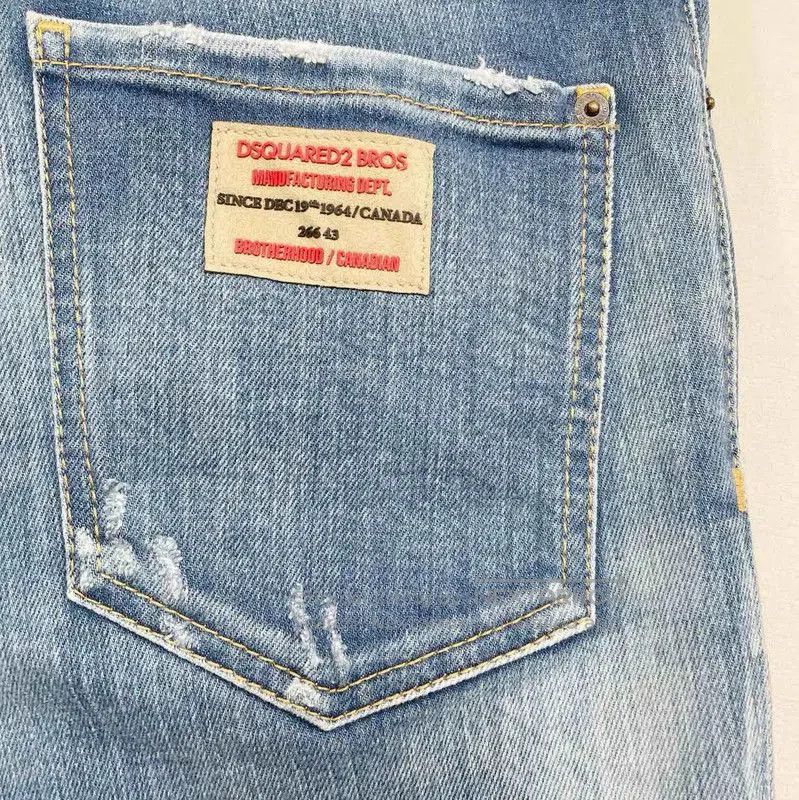 Other DSQUARED2 Men's Spring Autumn Blue Denim Pants . Size US 32 / EU 48 - 4 Thumbnail
