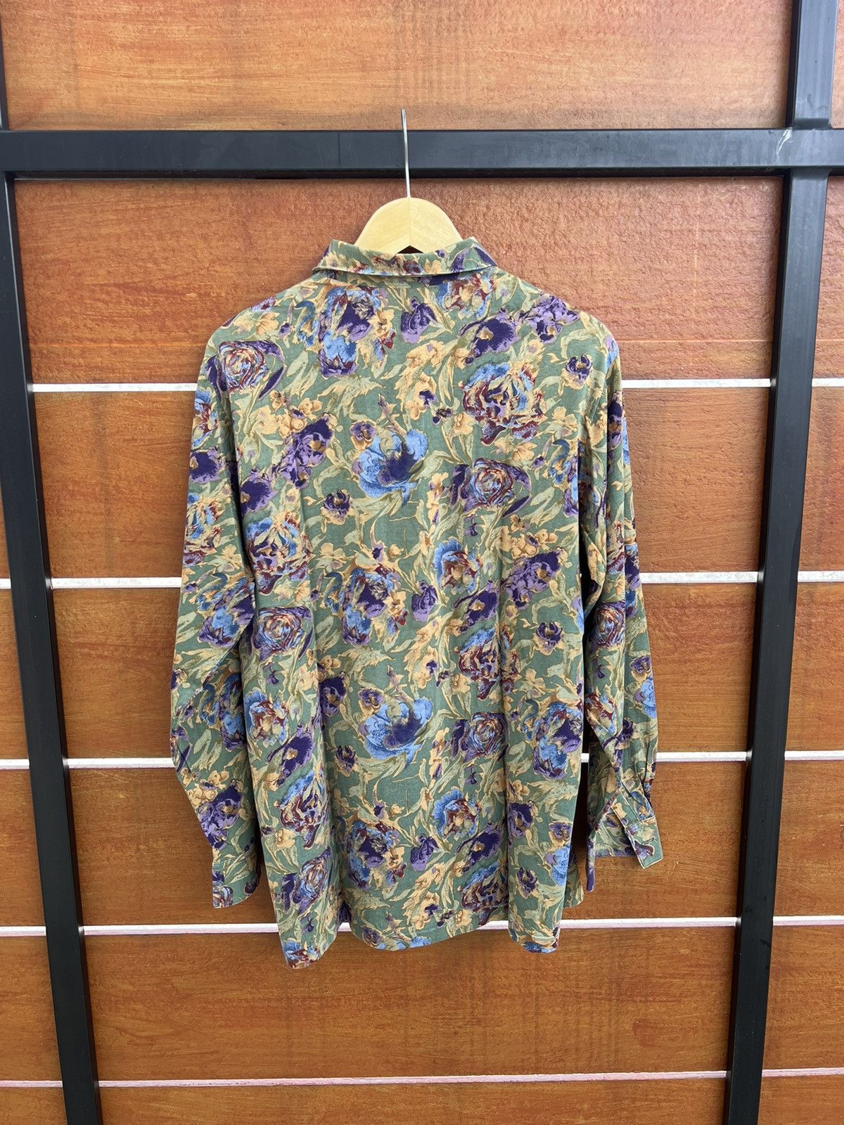 Balenciaga × Vintage Vintage Balenciaga Floral Shirt Size US M / EU 48-50 / 2 - 4 Thumbnail