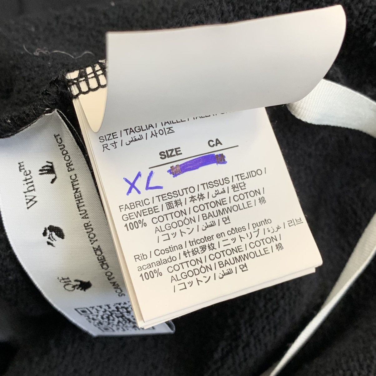 Off-White Off White XL Caravaggio Arrows Black Sweater Sweatshirt Size US XL / EU 56 / 4 - 9 Thumbnail