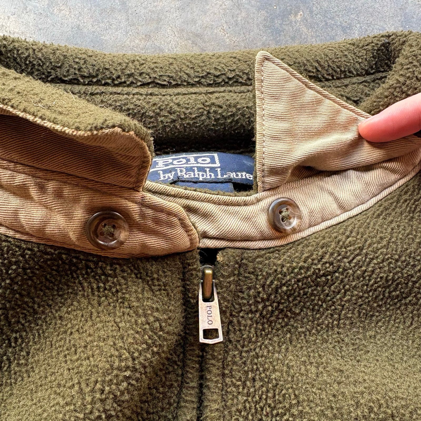 Polo Ralph Lauren Rare Vintage 90s Polo Ralph lauren Zip Up Fleece Size US XL / EU 56 / 4 - 5 Thumbnail