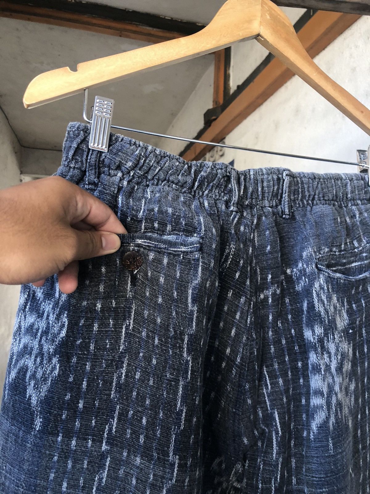 Vintage Vintage Milieu Au Pli Knit Gaudy Pants Like Kapital Size US 32 / EU 48 - 11 Thumbnail