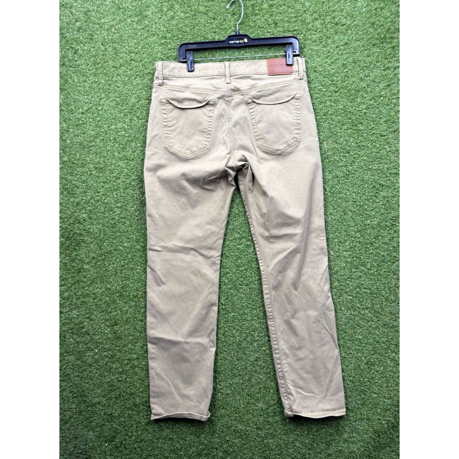 Lucky Brand Lucky Brand Jeans Slim Straight 34x32 Denim Beige Khaki 5-Pocket Logo 34 Regular Mens Jeans Size US 34 / EU 50 - 2 Thumbnail