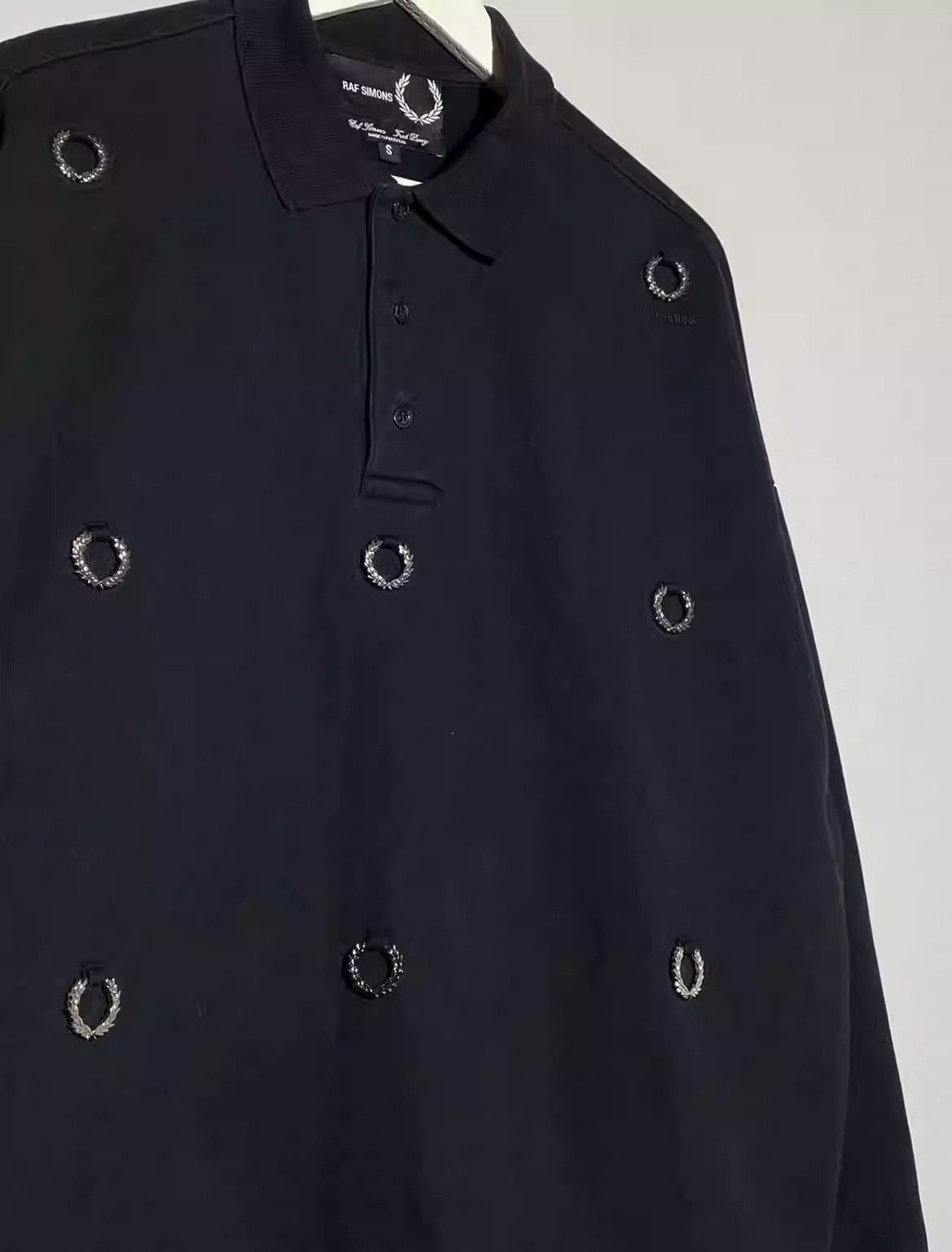 Raf Simons Raf Simons × Fred Perry oversized metal logos sweatshirt-25 Size US M / EU 48-50 / 2 - 3 Thumbnail