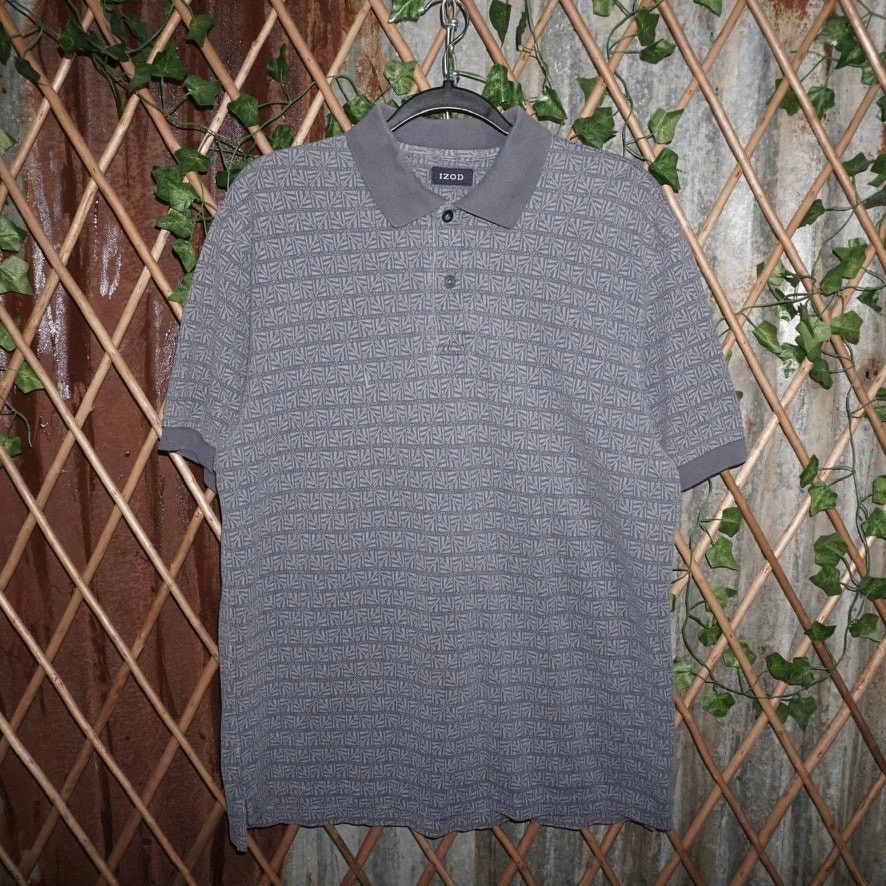 Izod Large - Vintage Y2K IZOD pattern 2000s aop polo t-shirt Size US L / EU 52-54 / 3 - 1 Thumbnail