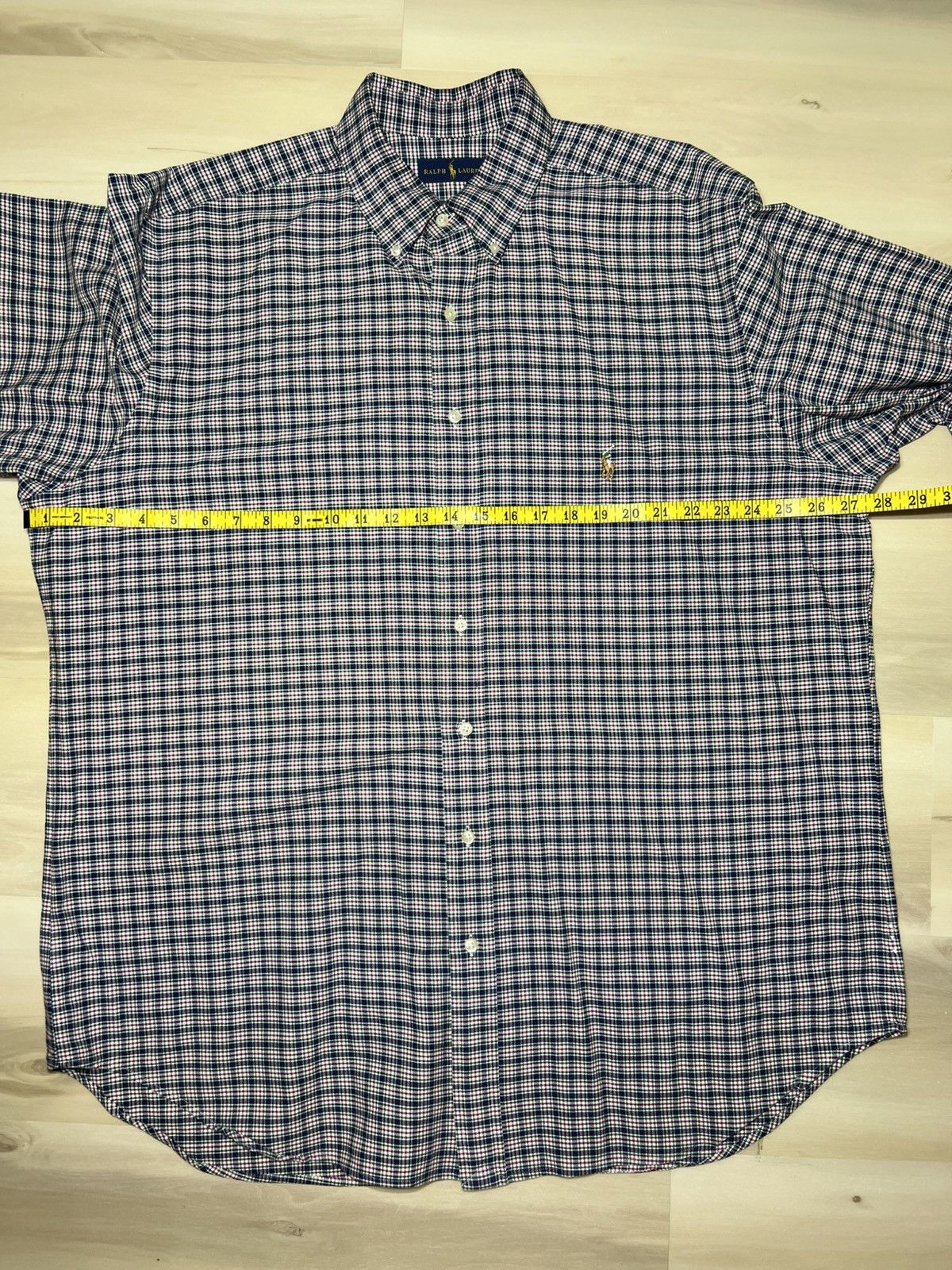 Polo Ralph Lauren Ralph Lauren Shirt Mens XLT Green Plaid Button Down Cotton Size US XL / EU 56 / 4 - 6 Thumbnail