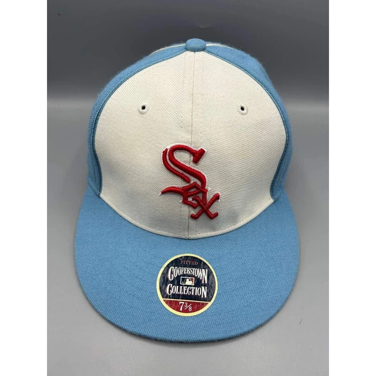 MLB Chicago White Sox Hat 7 3/8 Embroidered Cooperstown Fitted Size ONE SIZE - 1 Thumbnail