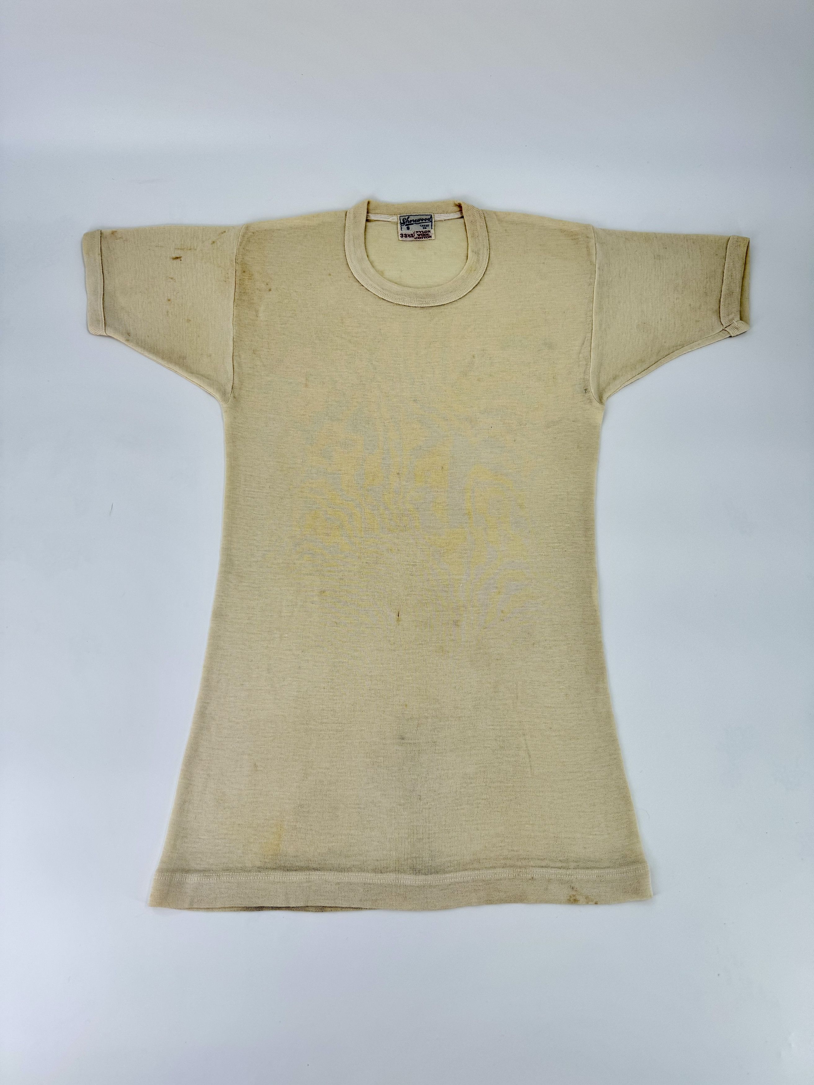 Vintage Shorewood Mills Vintage 33 1/3 Shirt 1940s 1950s 50s 40s USA Size US S / EU 44-46 / 1 - 1 Thumbnail