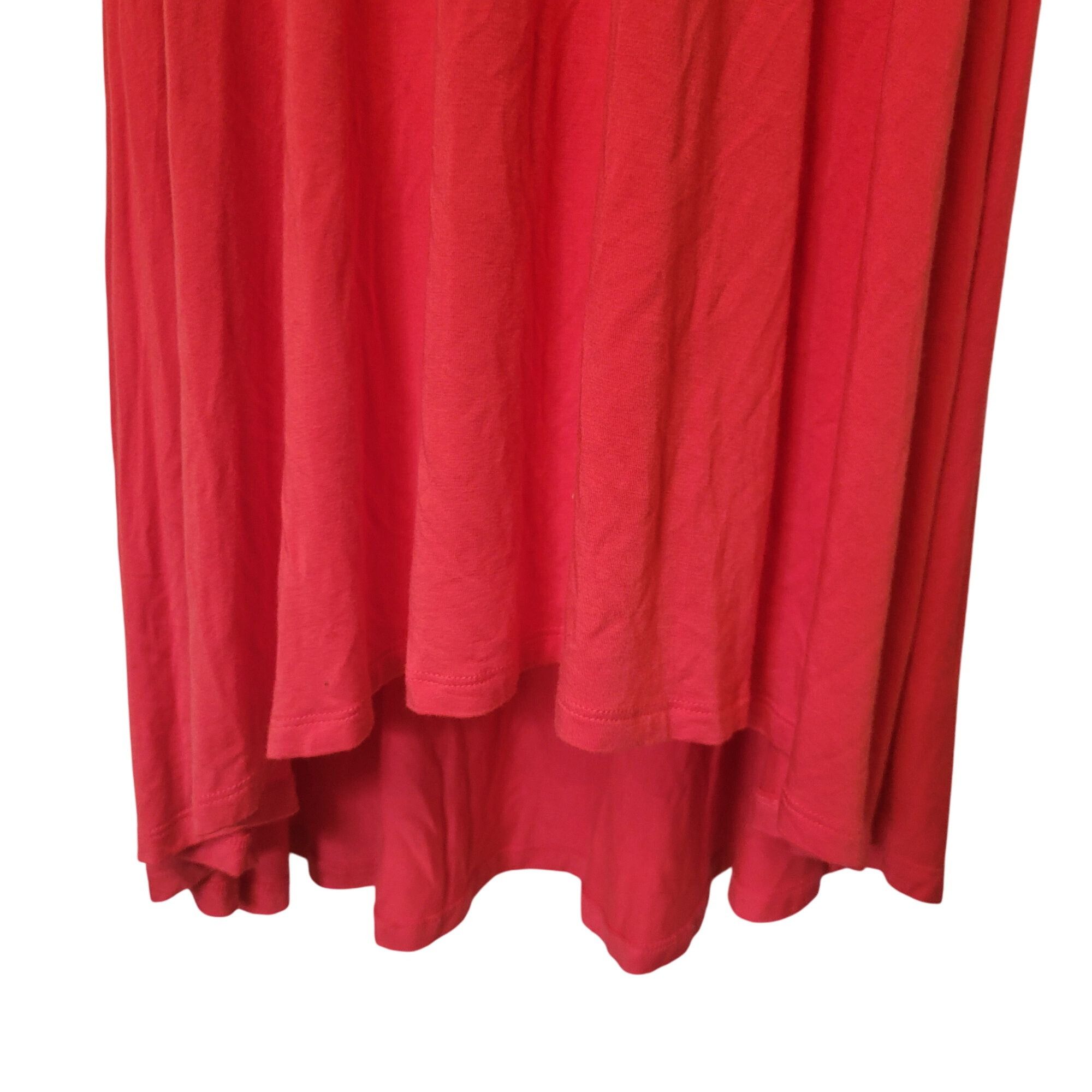 Anthropologie Anthropologie Girls From Savoy Red Sleeveless Midi Dress S Size S / US 4 / IT 40 - 6 Thumbnail
