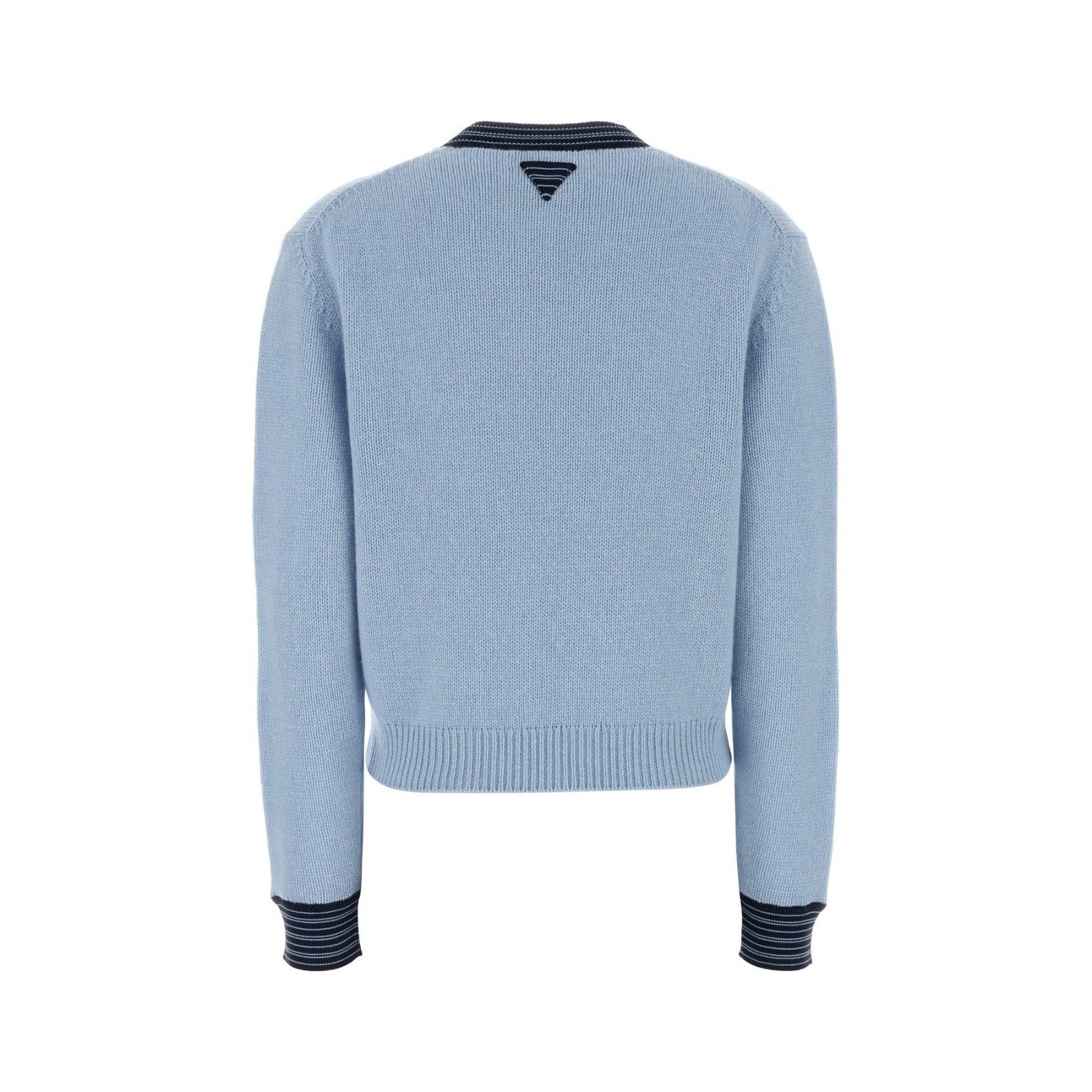 Prada PRADA Light Blue Cashmere Blend Sweater New & Authentic (Wom Size S / US 4 / IT 40 - 2 Thumbnail
