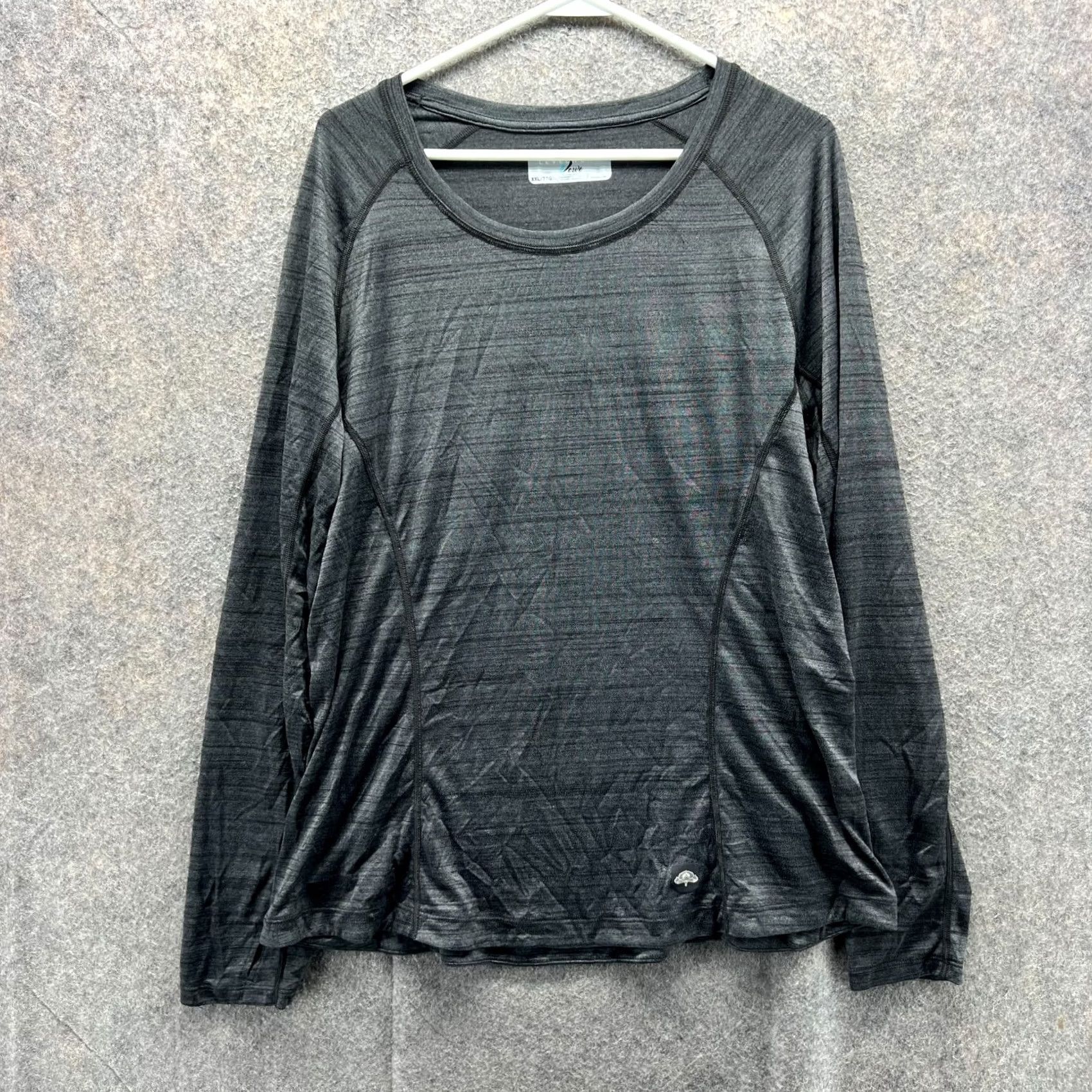 Vintage VINTAGE? No. Levelwear Verve Shirt Womens XXL Gray Long Sleeve Polyester Lightweight Athletic Shirt Size XXL / US 16-18 / IT 52-54 - 2 Thumbnail
