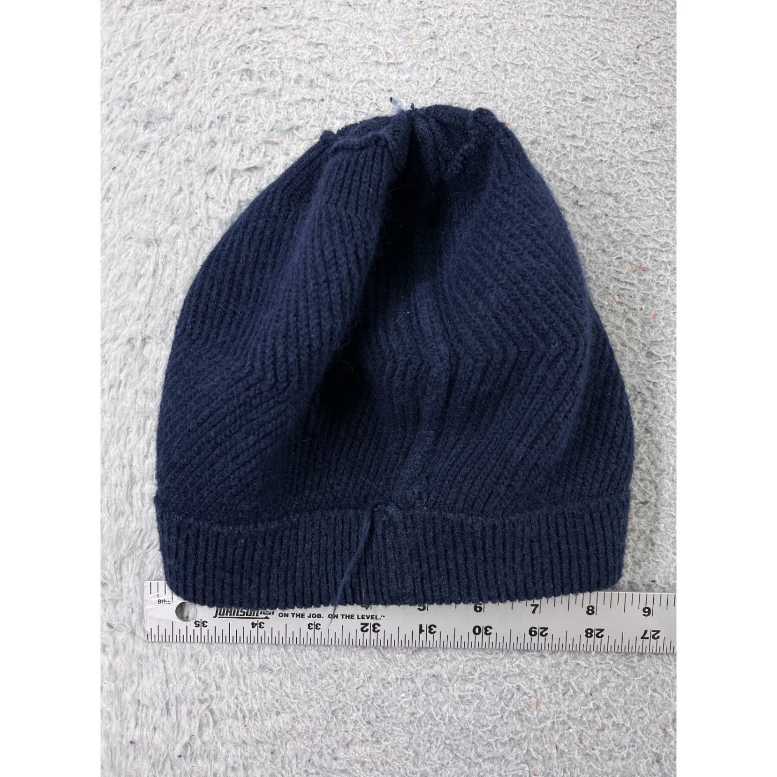 Vintage Unbranded Beanie Toque Women's One Size Navy Knit 100% Acrylic Winter Snow Warm Ski Womens Size ONE SIZE - 4 Thumbnail