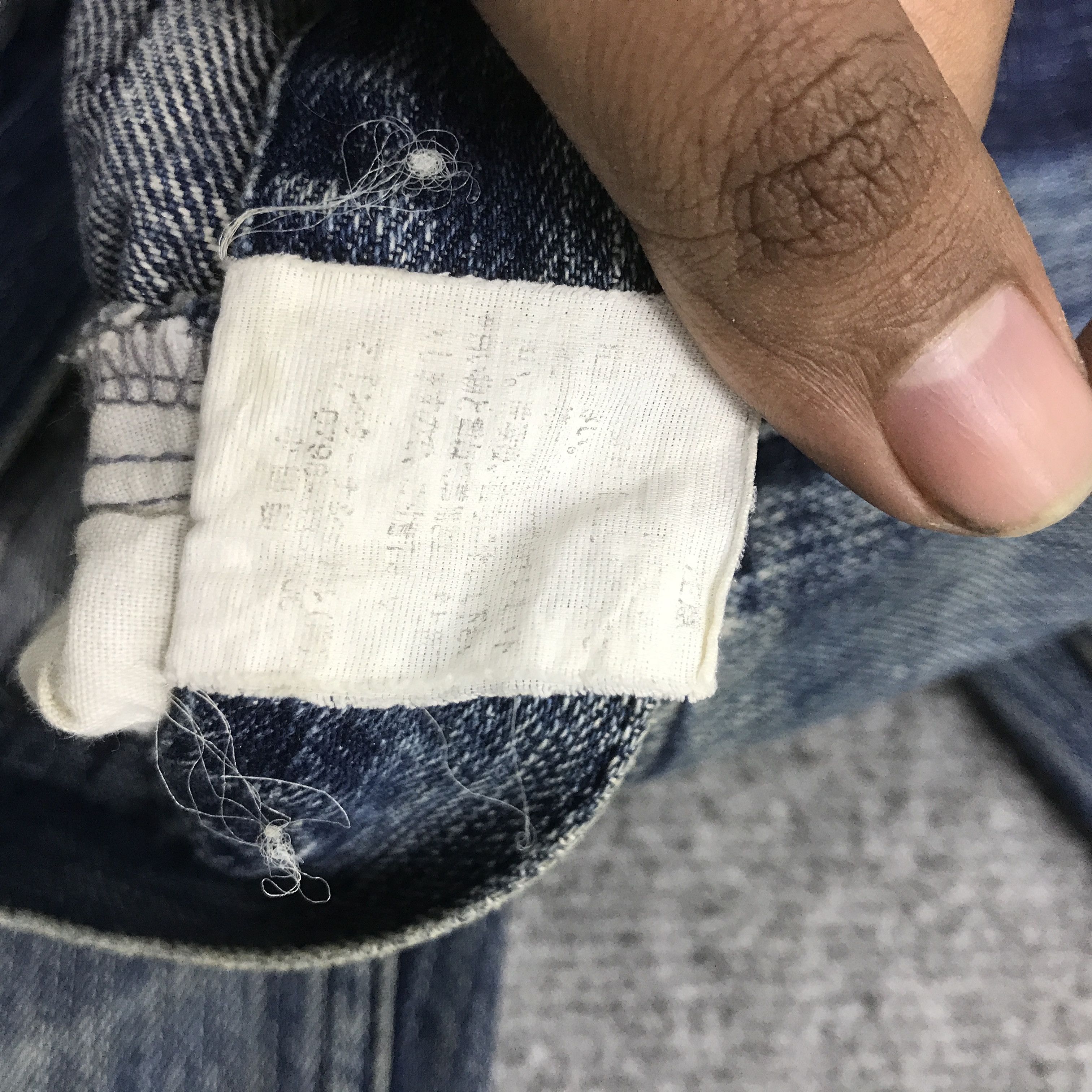 Japanese Brand ZEEROSAIL DESIGN STYLE IFSIXWASNINE DENIM PANTSK74B1 Size US 29 - 13 Thumbnail
