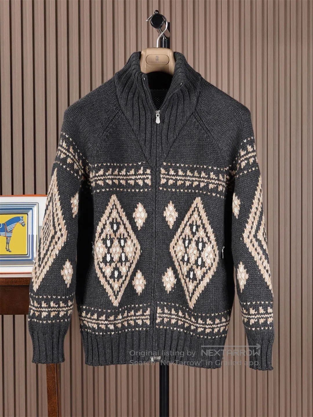 Brunello Cucinelli Brunello Cucinelli Men's Cashmere Jacket. Size US M / EU 48-50 / 2 - 1 Thumbnail