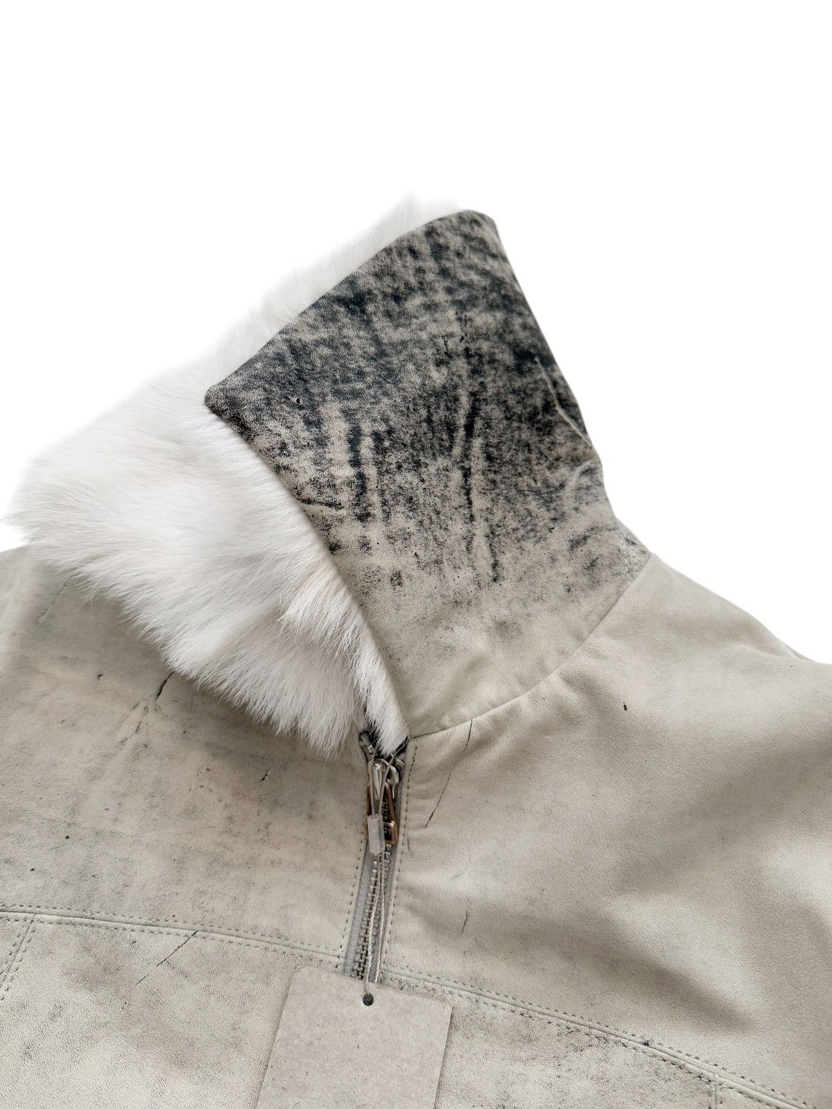 Eckhaus Latta Hide Fur Faded Leather Jacket Size US M / EU 48-50 / 2 - 11 Thumbnail