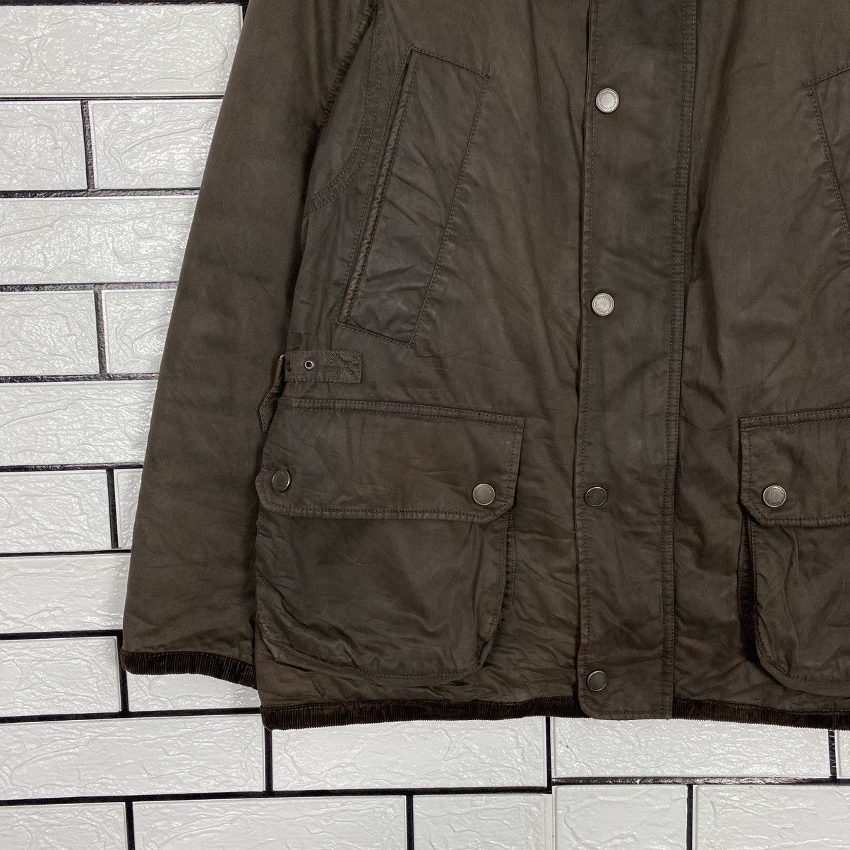 Japanese Brand Vintage Hunting Wax Jacket Blanket Henry Cotton Issey Miyake Size US S / EU 44-46 / 1 - 5 Thumbnail