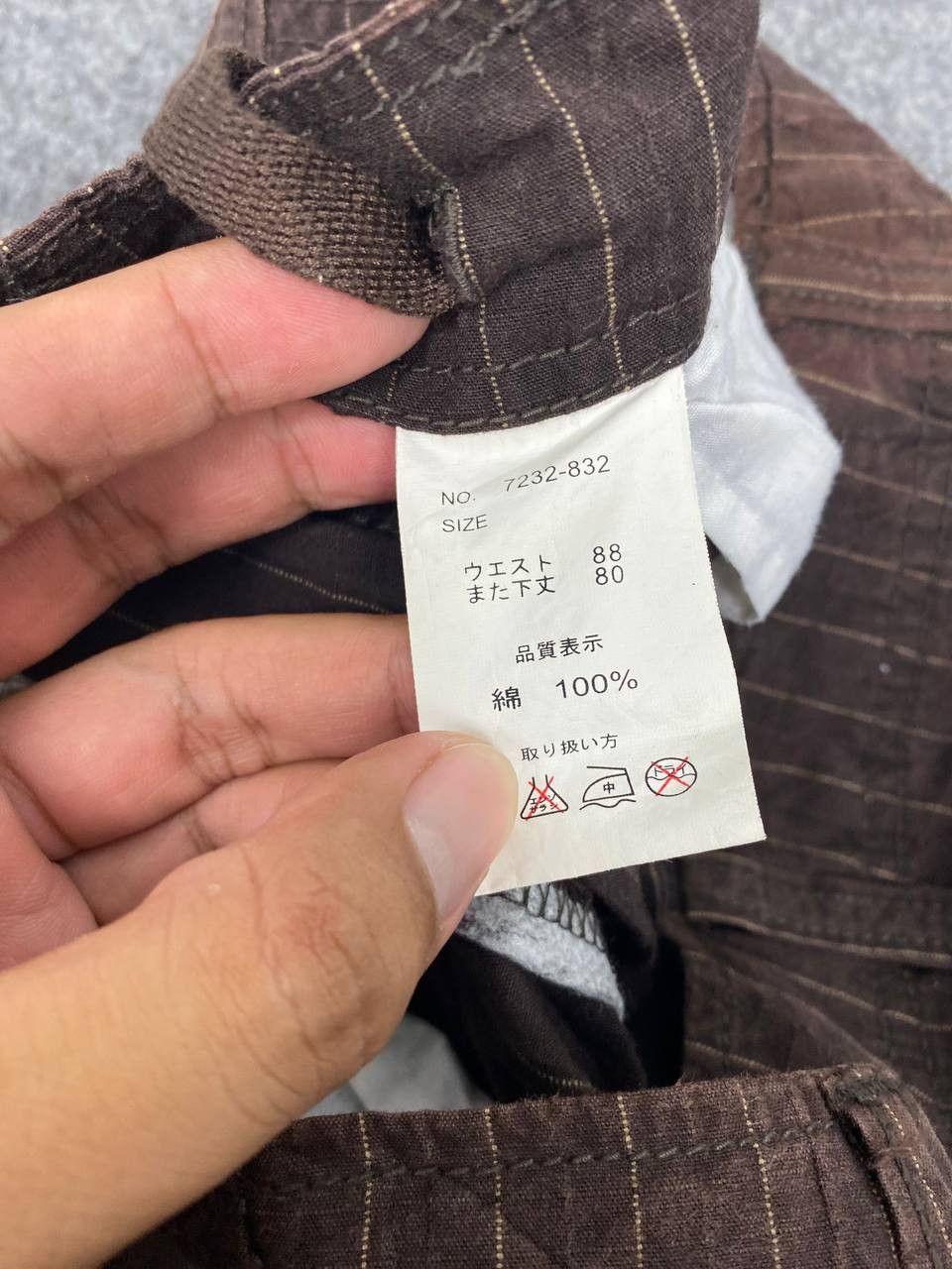 Japanese Brand vintage japanese brands striped cargo pants sunfaded Size US 35 - 10 Thumbnail