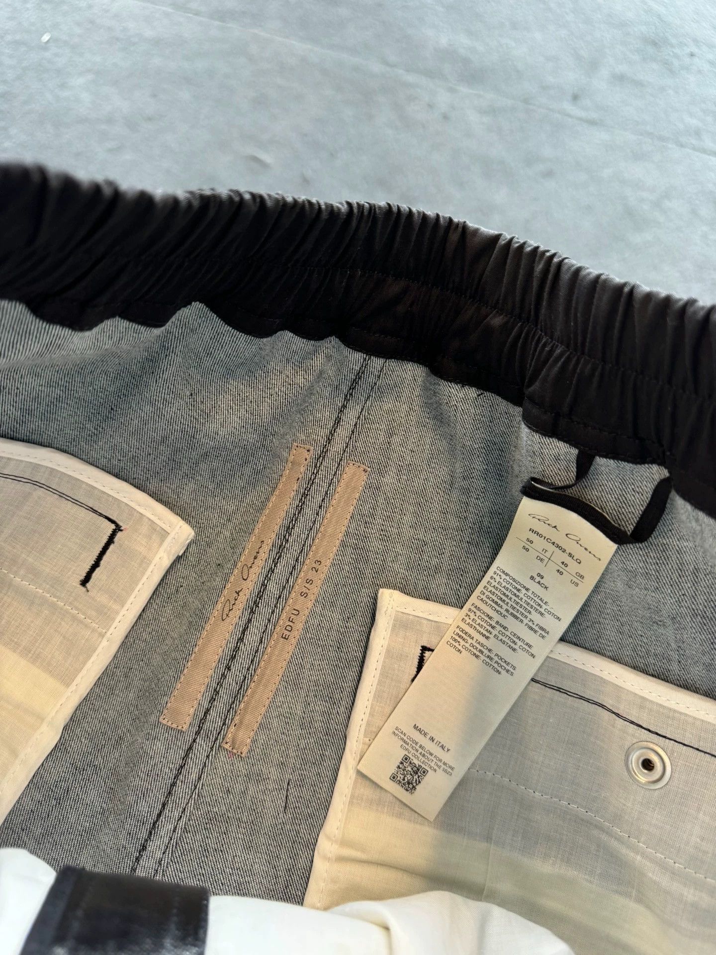 Rick Owens Rick Owens Metal coated zipper tooling pocket wide-leg pant Size US 32 / EU 48 - 8 Thumbnail