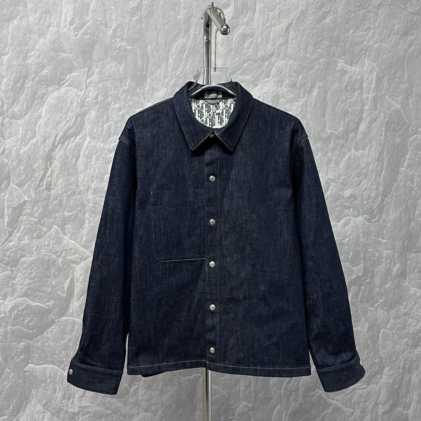 Dior Dior Denim Pocket Jacket in Dark Blue Size US L / EU 52-54 / 3 - 1 Thumbnail