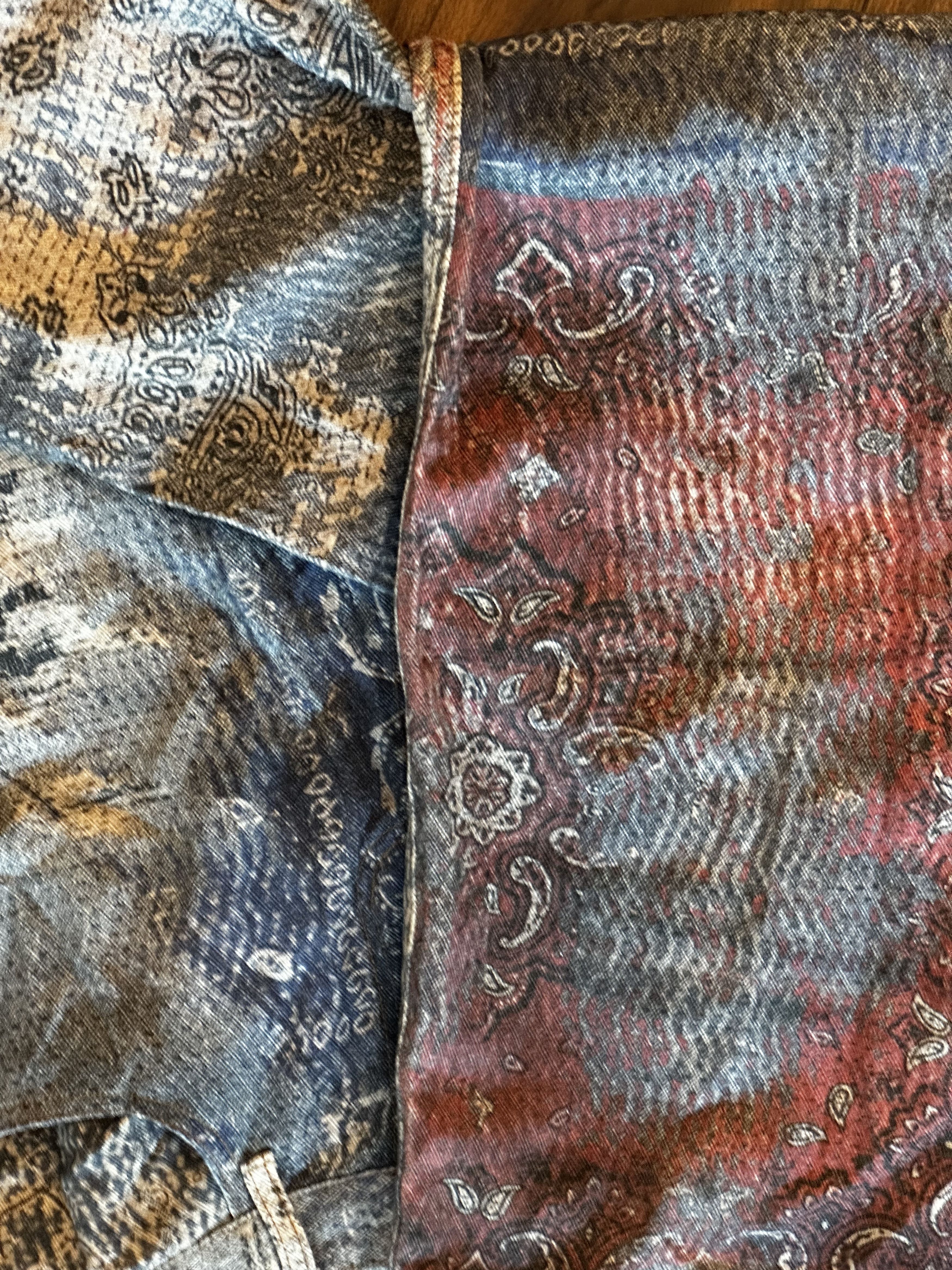 Other Men's Street Graffiti 3D Printed Jeans Straight Denim Pants Size US 36 / EU 52 - 2 Thumbnail