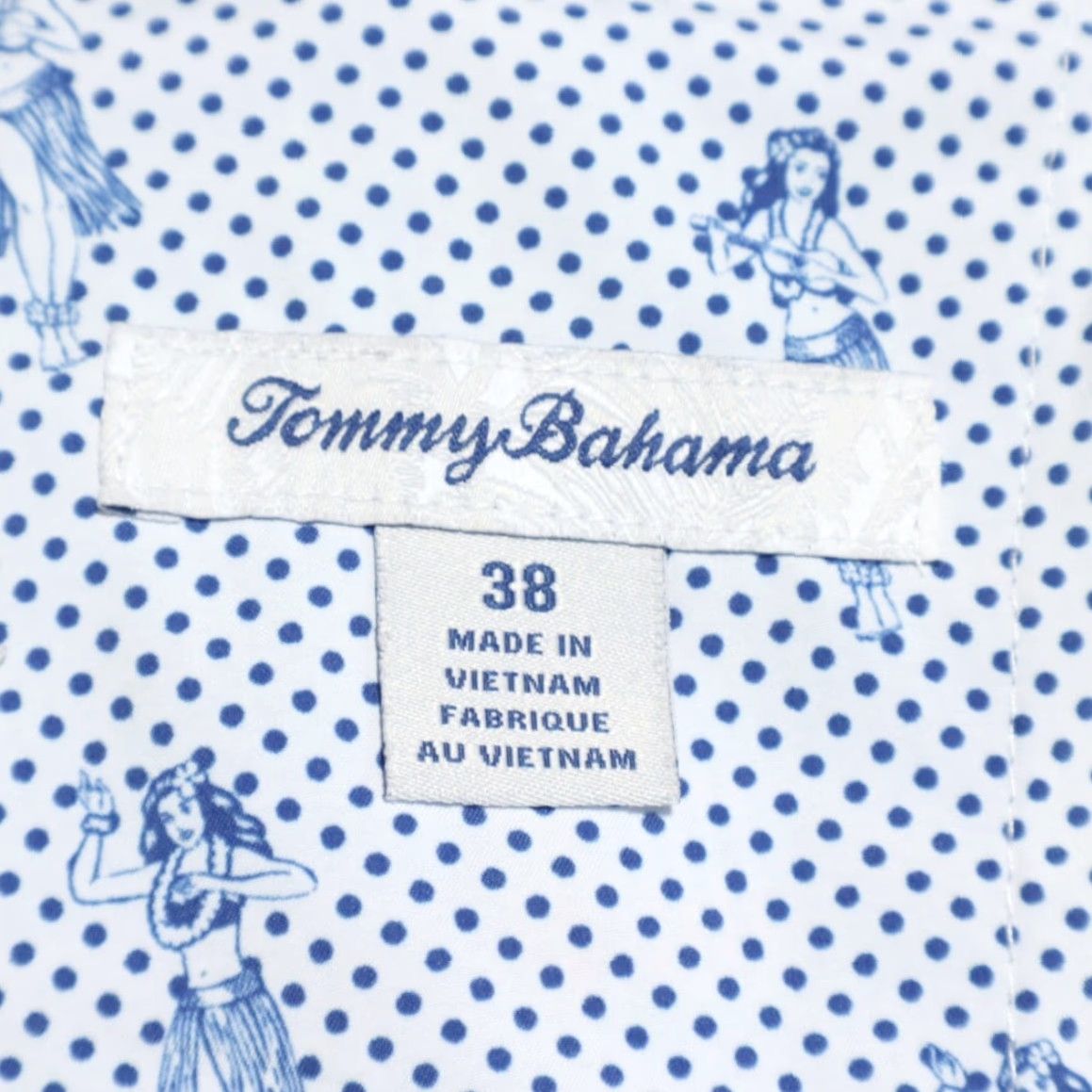 Tommy Bahama Tommy Bahama Men's Chino Shorts Blue Plaid 38, Regular, Woven Polyester, High Stretch, Front Button, Casual Size US 38 / EU 54 - 5 Thumbnail