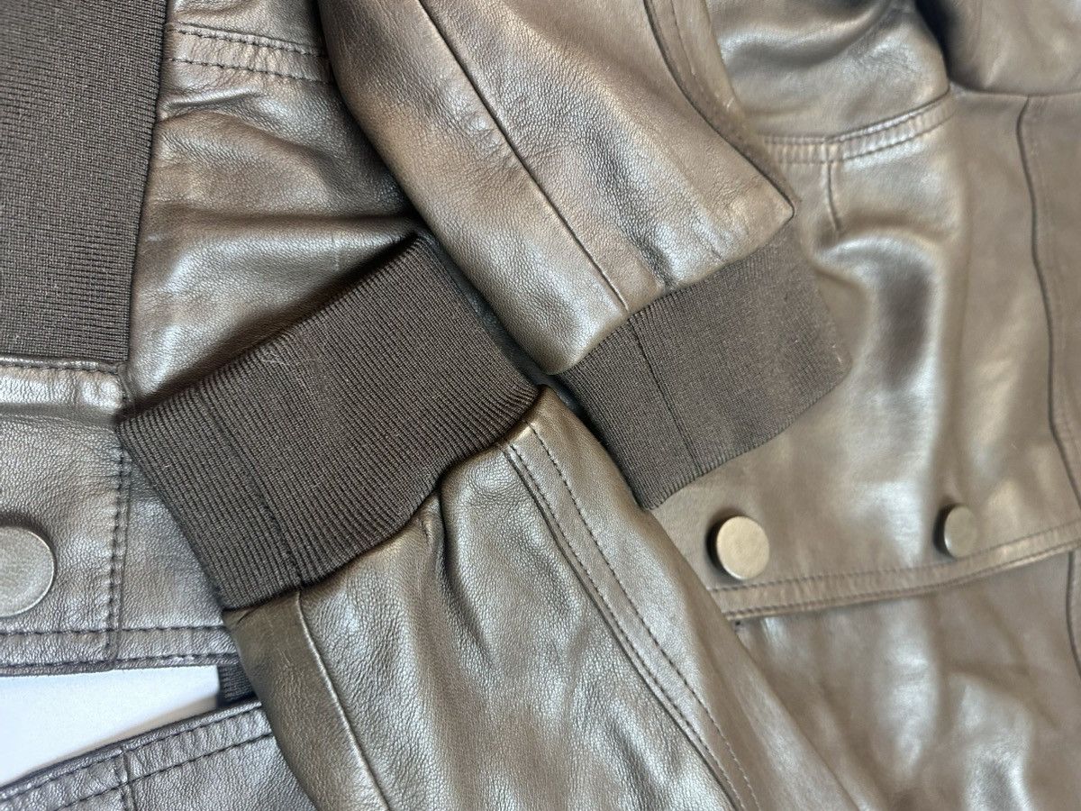 Dolce & Gabbana Dolce&Gabbana Lamb Skin Brown Bomber Jaket Size S / US 4 / IT 40 - 6 Thumbnail