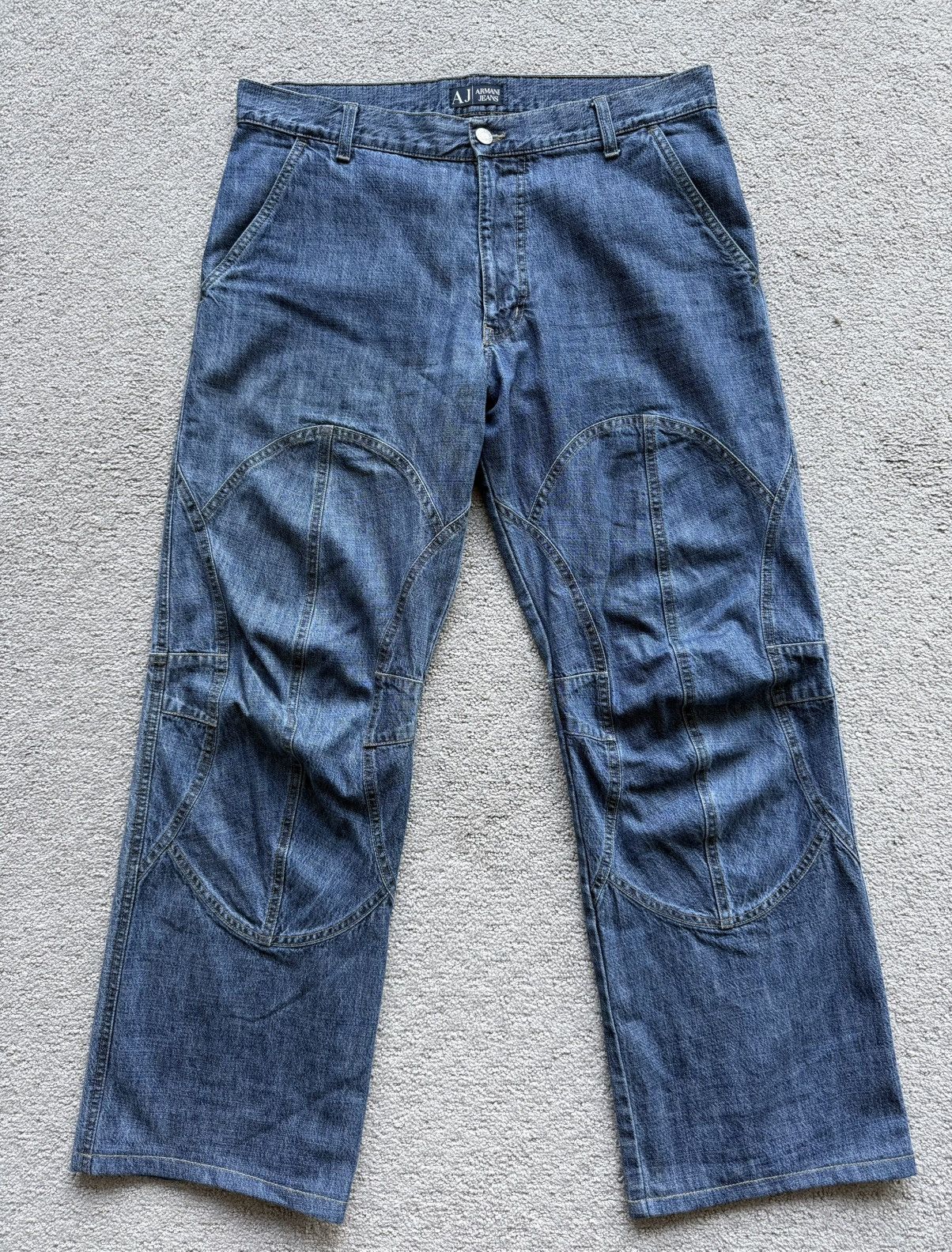 Armani Jeans 3D Articulated Knee Jeans