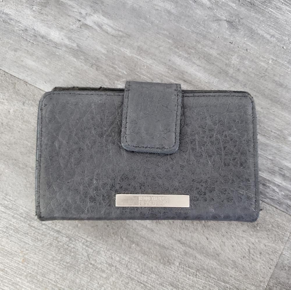 Designer Black Leather Detailed KCR Wallet Size ONE SIZE - 1 Thumbnail